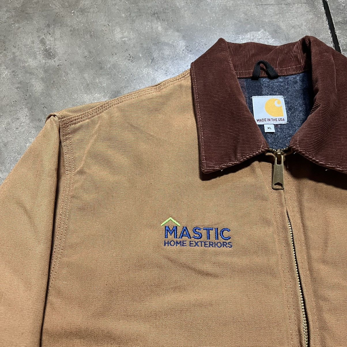 Carhartt Vintage Carhartt Detroit Jacket J001 BRN Interstellar USA Size US XL / EU 56 / 4 - 5 Thumbnail