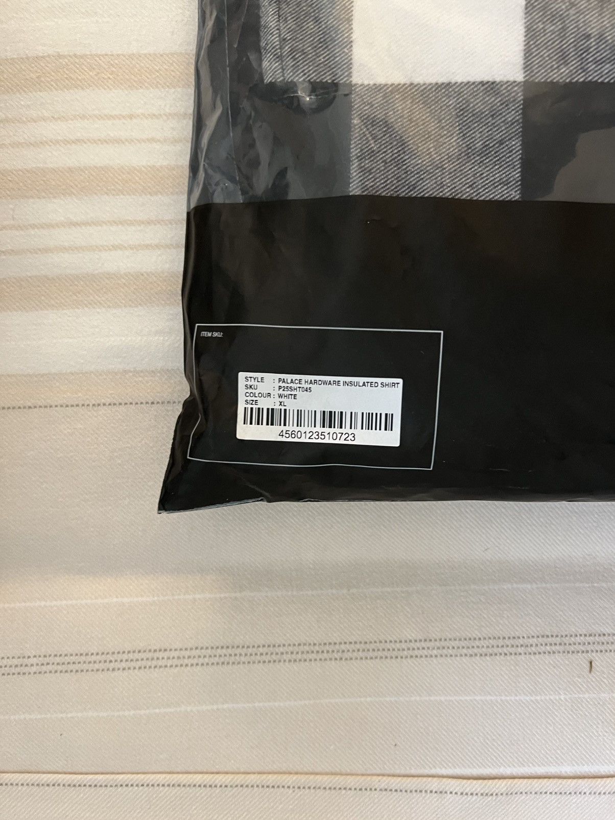 Palace PALACE HARDWARE INSULATED OVERSHIRT WHITE PLAID COTTON XL Size US XL / EU 56 / 4 - 8 Thumbnail