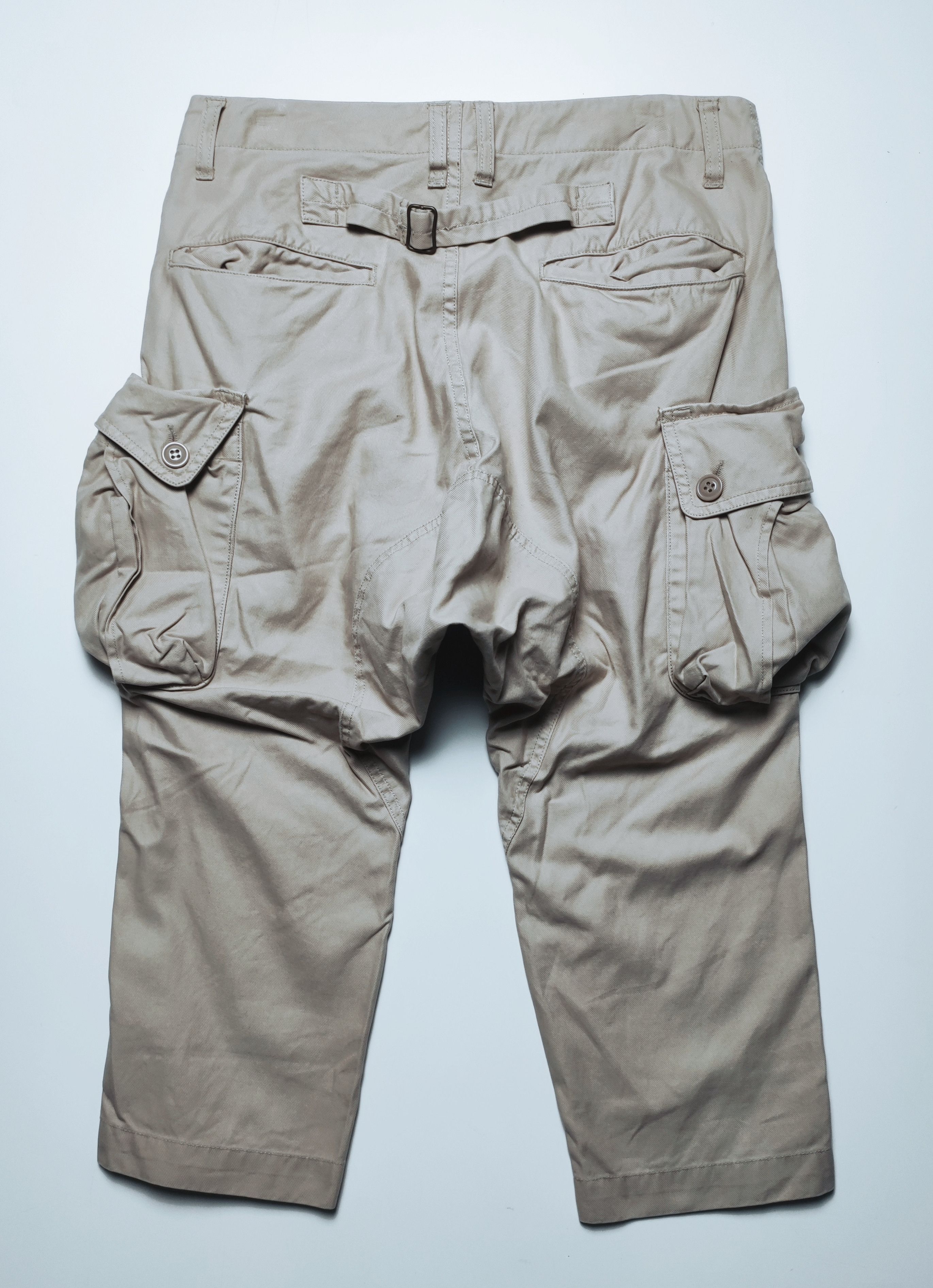 Other Nano Universe Drop Crotch Multipocket Cargo 3/4 Pants Size US 32 / EU 48 - 3 Thumbnail