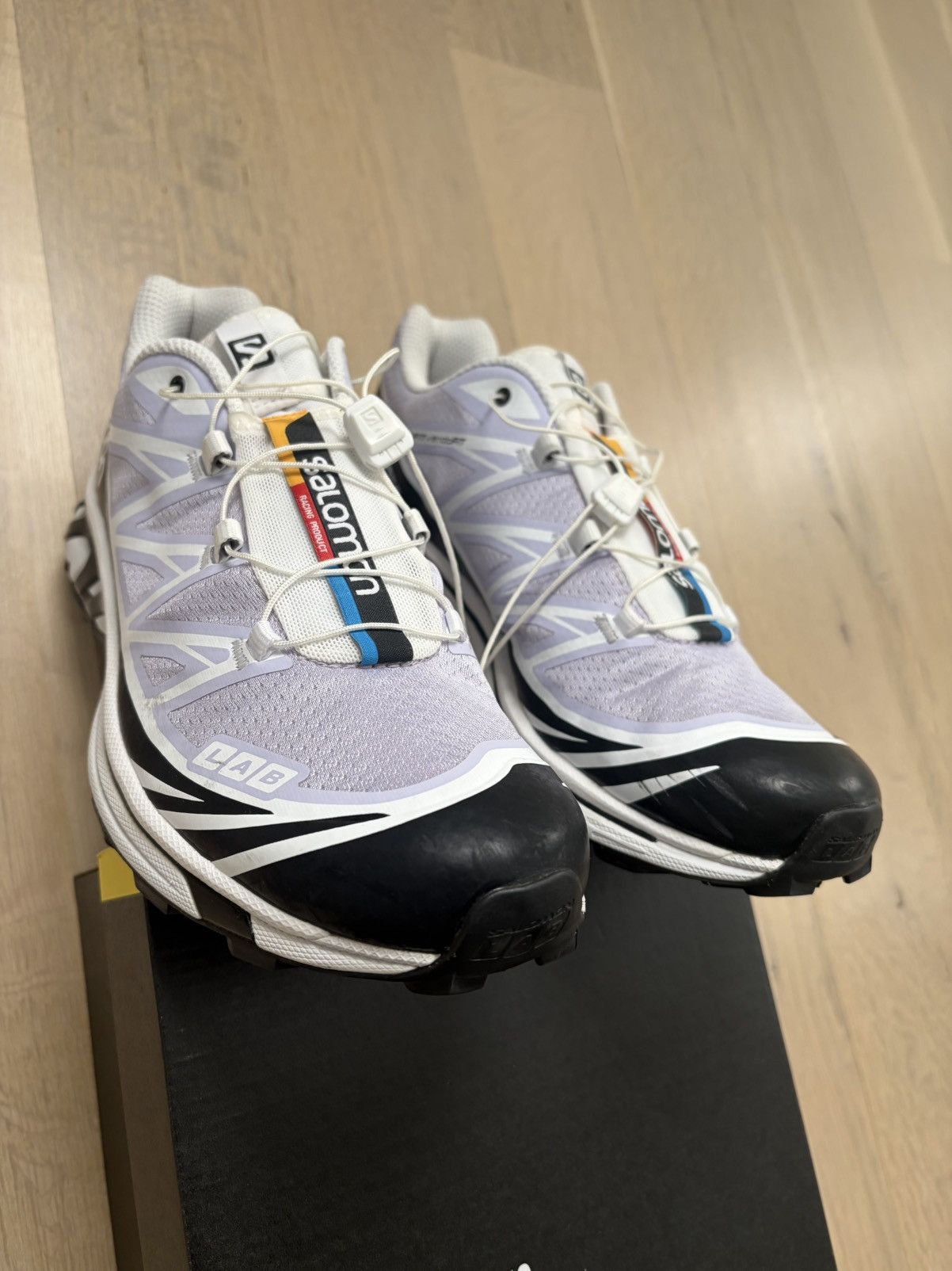 Salomon Salomon XT-6 Purple Heather White Black L41317200 Size US 9.5 / EU 42-43 - 3 Thumbnail