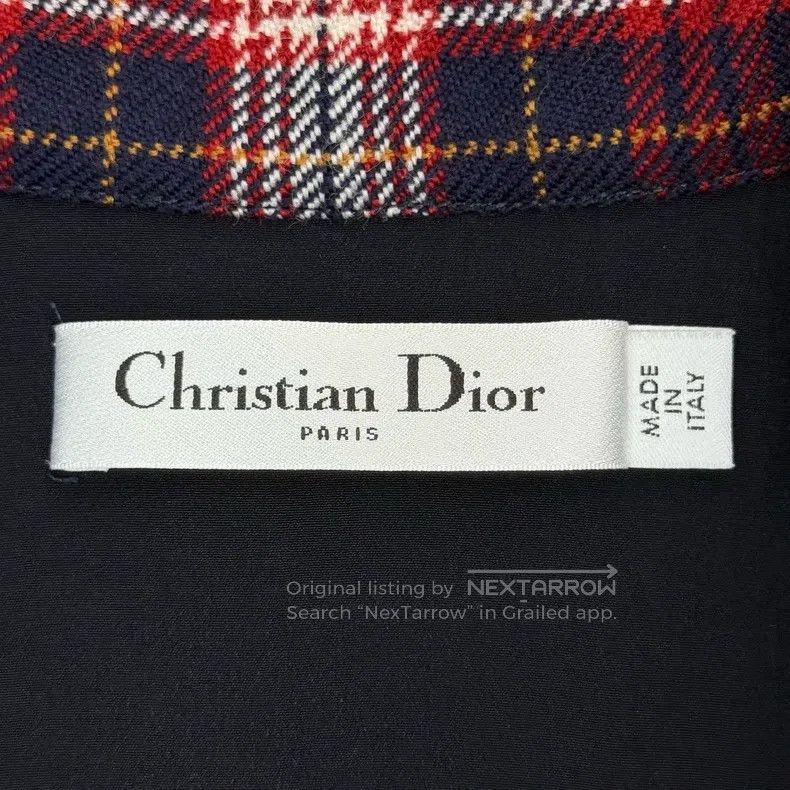 Dior Dior Red plaid wool jumpsuit Size 24" / US 00 / IT 34 - 5 Thumbnail