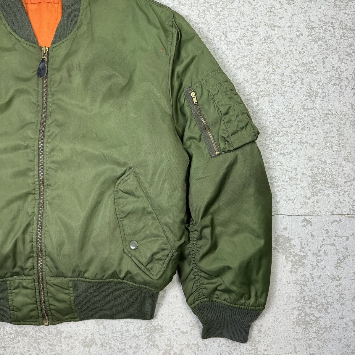 Japanese Brand Japanese Brand Mizujin Bomber Flight MA-1 Jacket Size US M / EU 48-50 / 2 - 2 Thumbnail