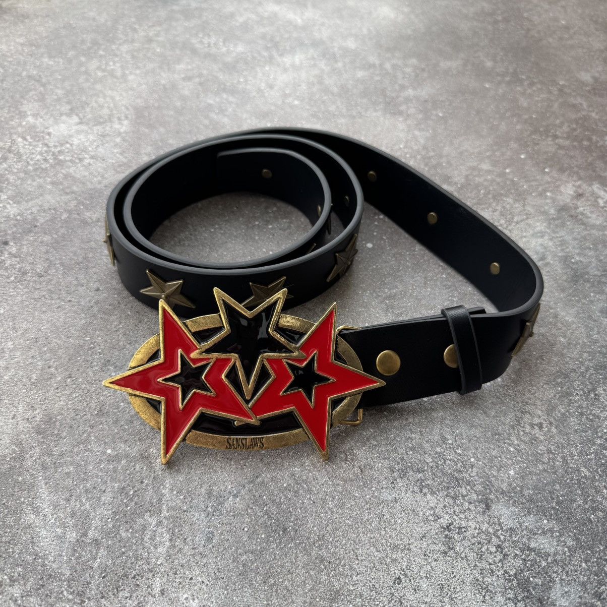 Amazing Y2K Vintage Punk Faux Leather Belt