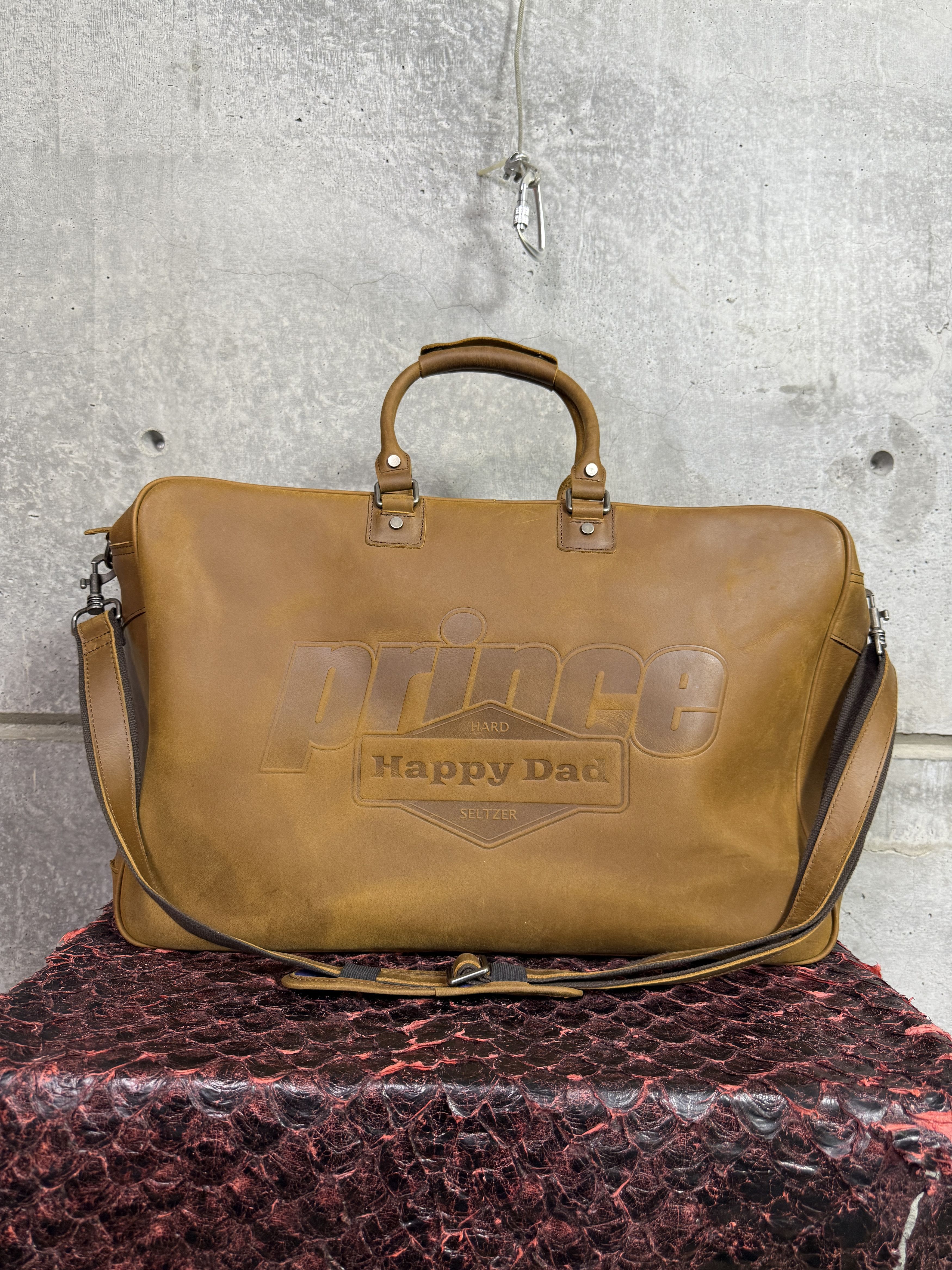 Prince Happy Dad x Prince Tennis Leather Duffle Bag Size ONE SIZE - 7 Thumbnail