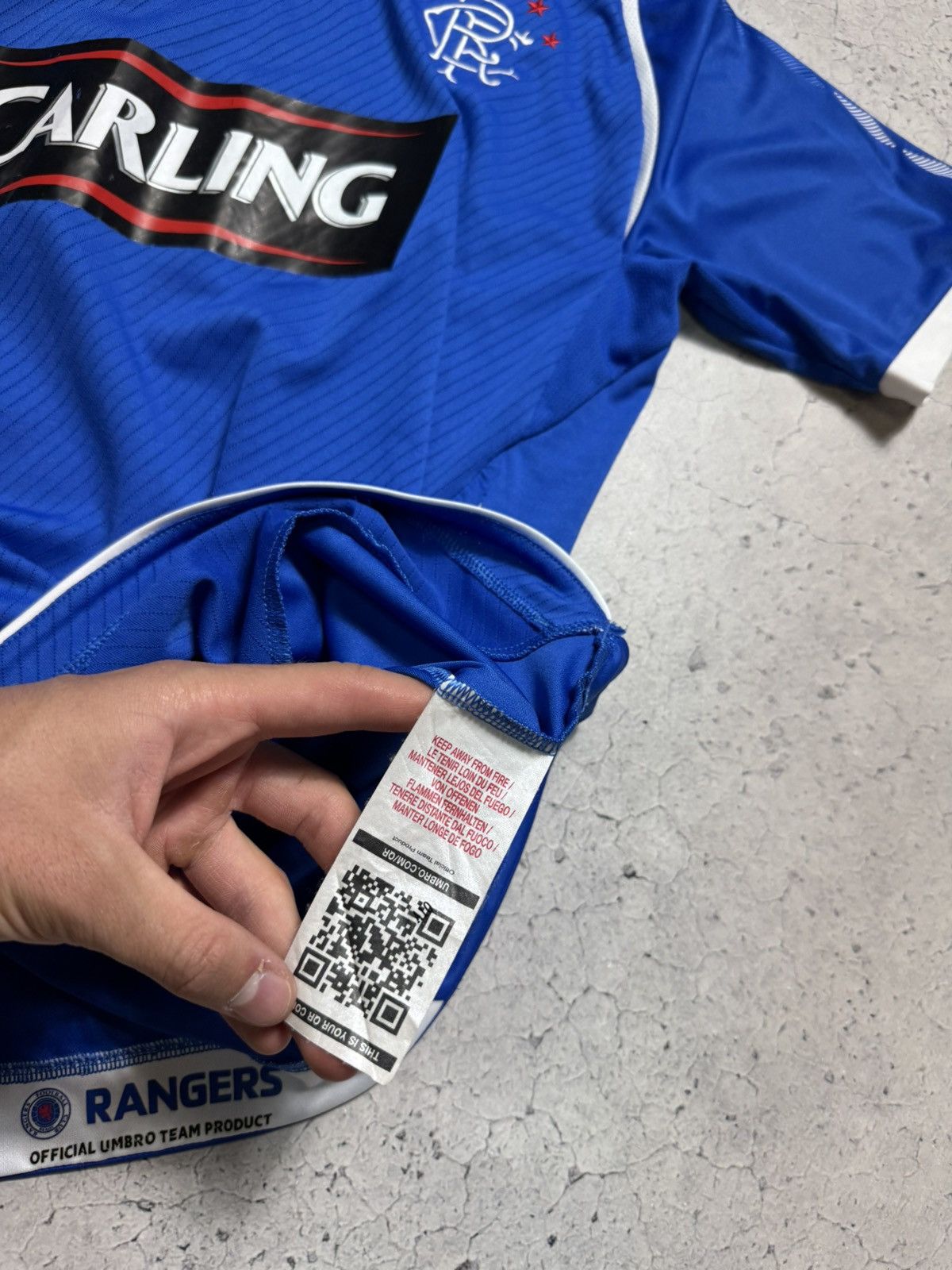 Umbro Umbro FC Glasgow Rangers 2008/2009 Vintage Soccer Jersey Size US S / EU 44-46 / 1 - 8 Thumbnail