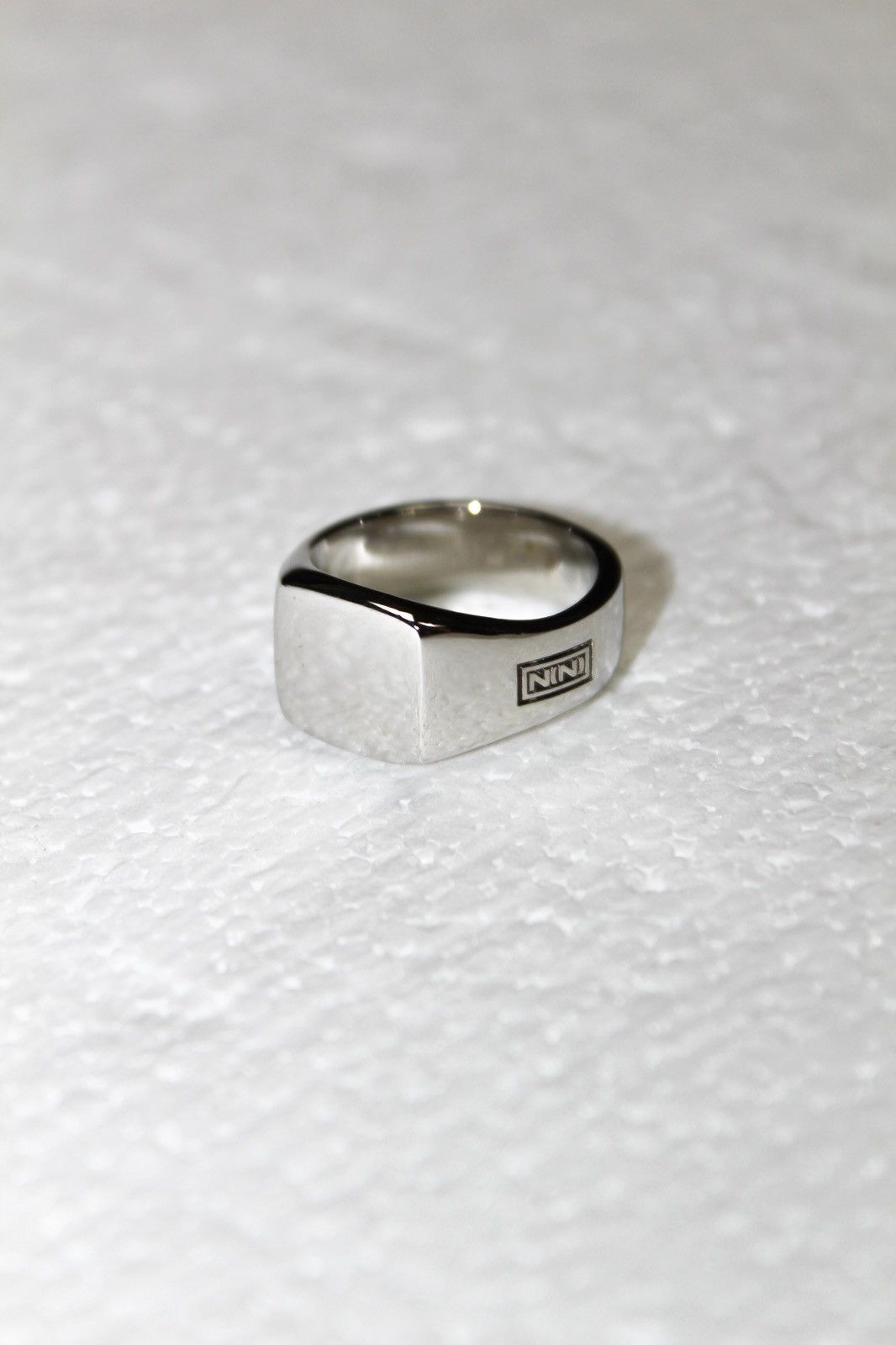 Number (N)ine Square Signet Ring (size 19) Size ONE SIZE - 2 Thumbnail