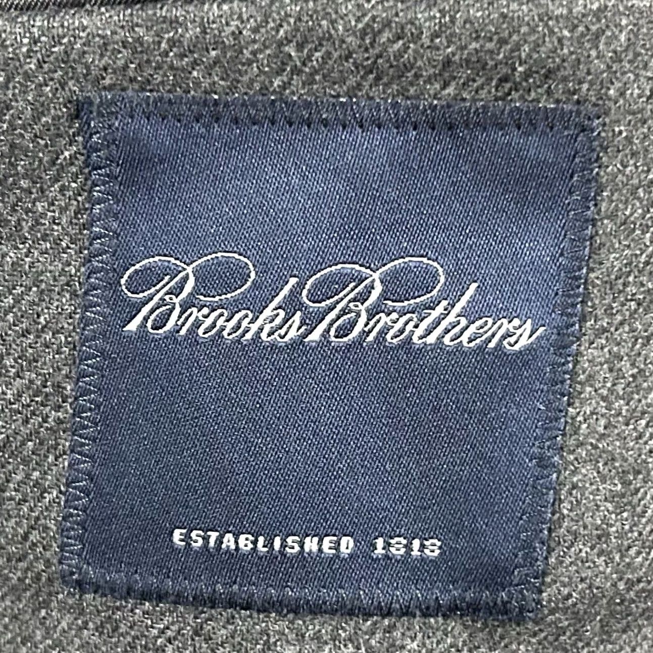 Brooks Brothers Brooks Brothers Sport Coat 40R Gray Wool 3-Button Notch Lapel Single-Breasted Flatless Ventless 2 Piece Adult Regular Mens Size US XS / EU 42 / 0 - 3 Thumbnail