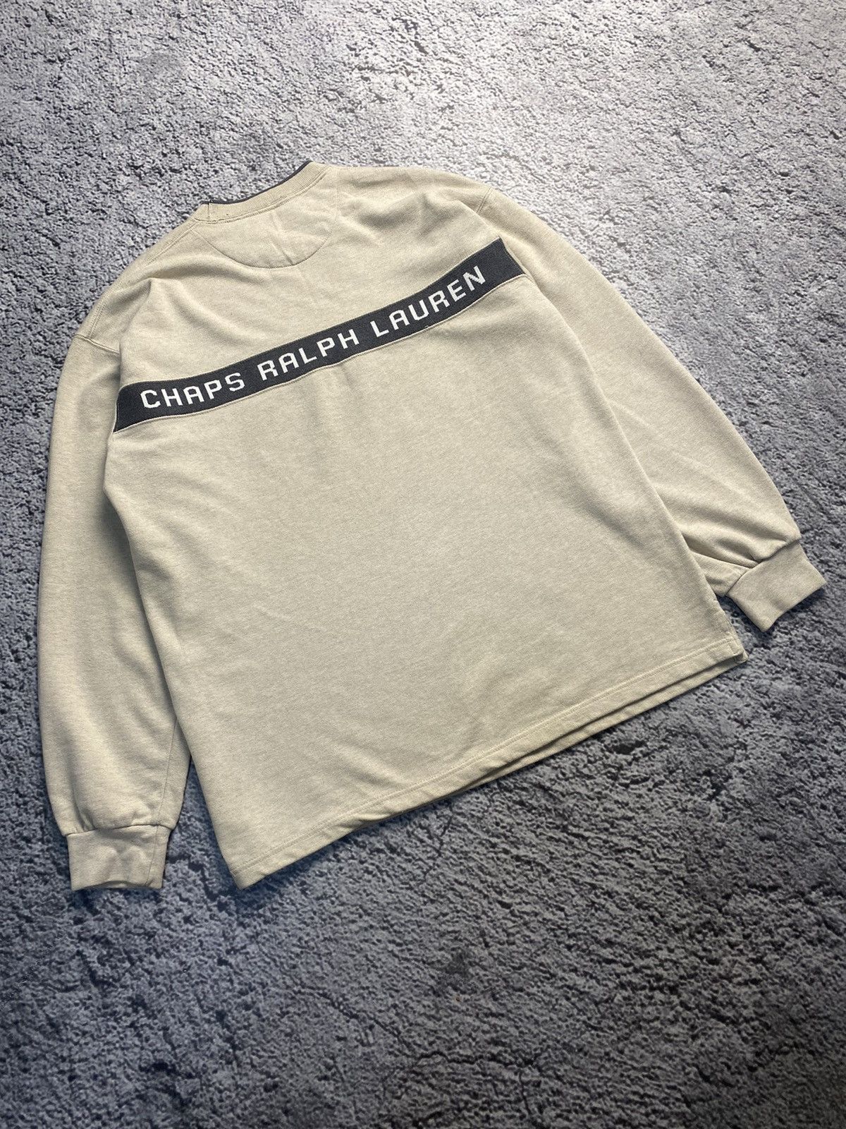 Chaps × Chaps Ralph Lauren × Polo Ralph Lauren Chaps Ralph Lauren big logo vintage very rare sweater Size US XL / EU 56 / 4 - 3 Thumbnail
