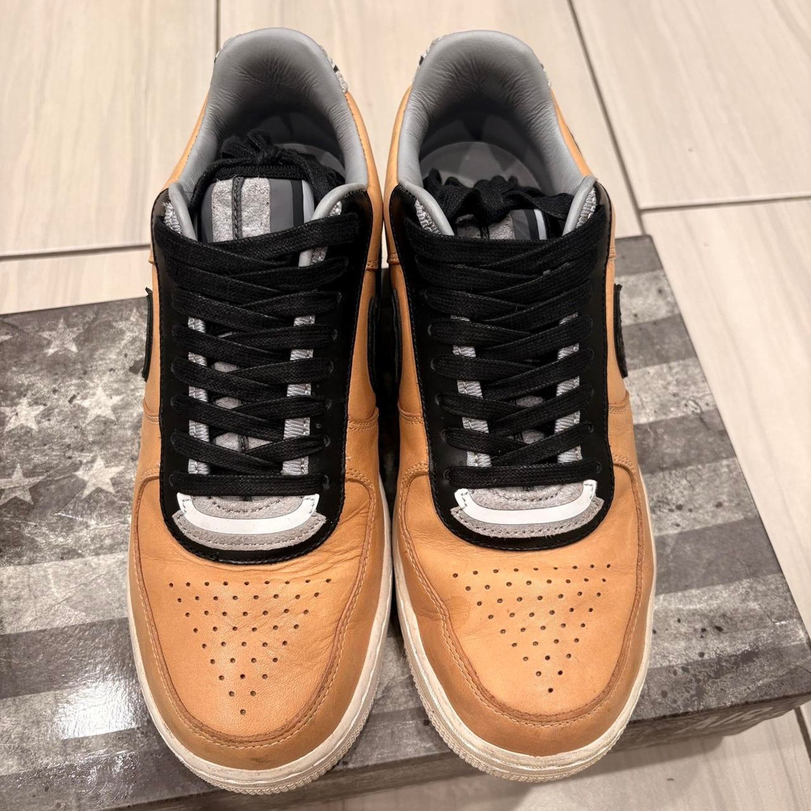 Nike Air force 1 tisci tan Size US 9 / EU 42 - 2 Thumbnail
