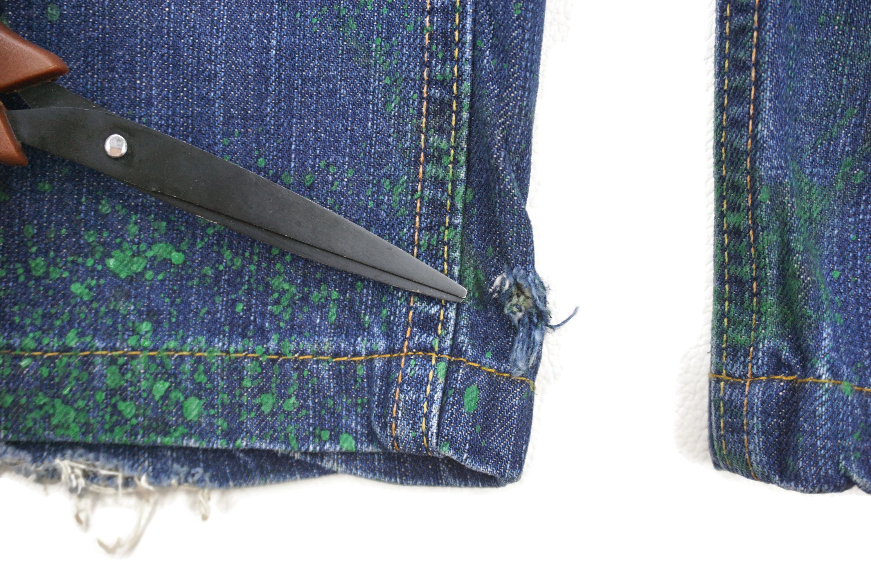 Japanese Brand Edwin Jeans Size 28 fit W30xL28 503 Blue Trip Ankle Denim Size US 28 / EU 44 - 7 Thumbnail