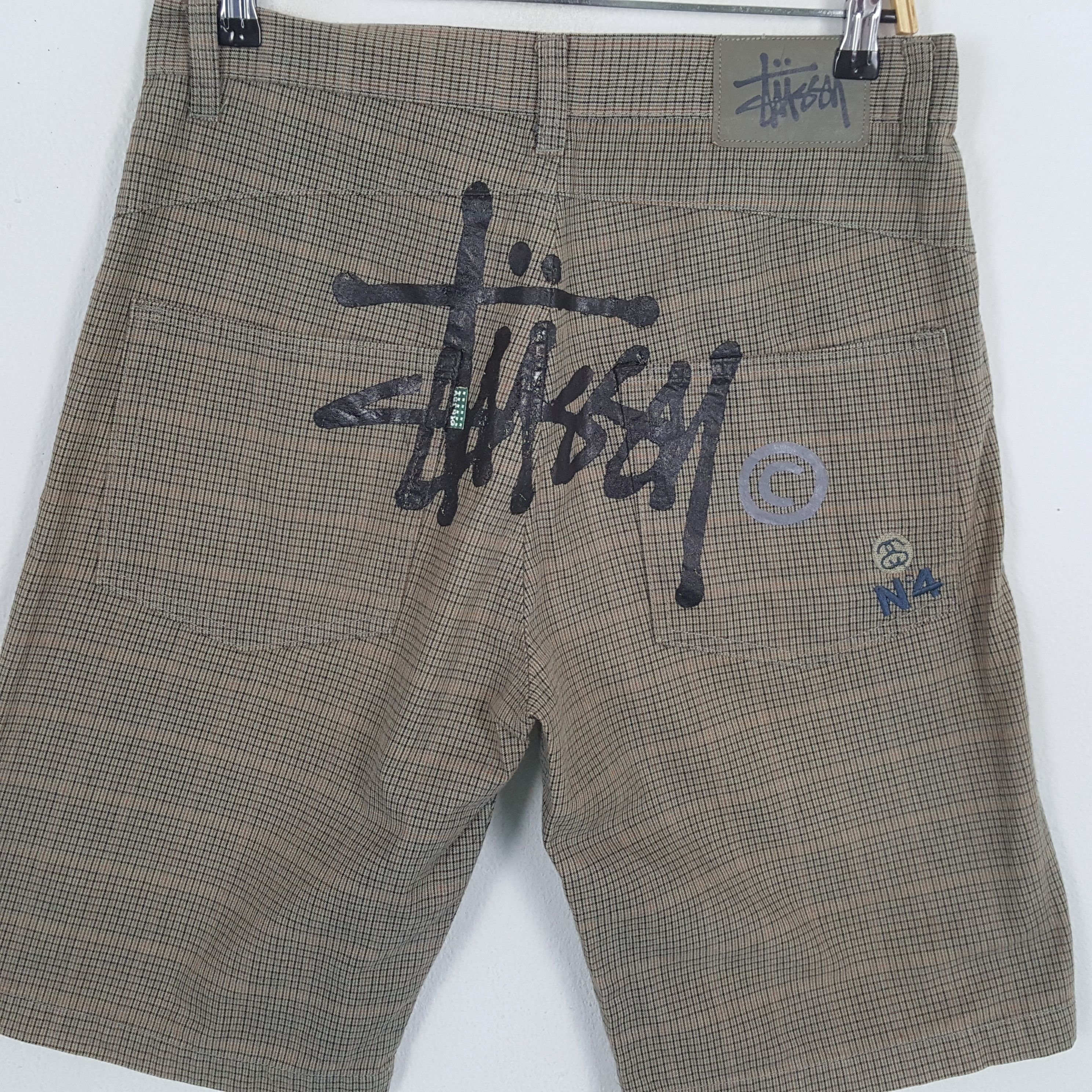 Stussy × Vintage Vintage STUSSY Streetwear Skateboard Style Short Pants Size US 31 - 2 Thumbnail