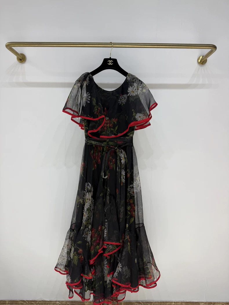 Valentino Valentino Oil painting-like texture dress dress Size XS / US 0-2 / IT 36-38 - 1 Thumbnail