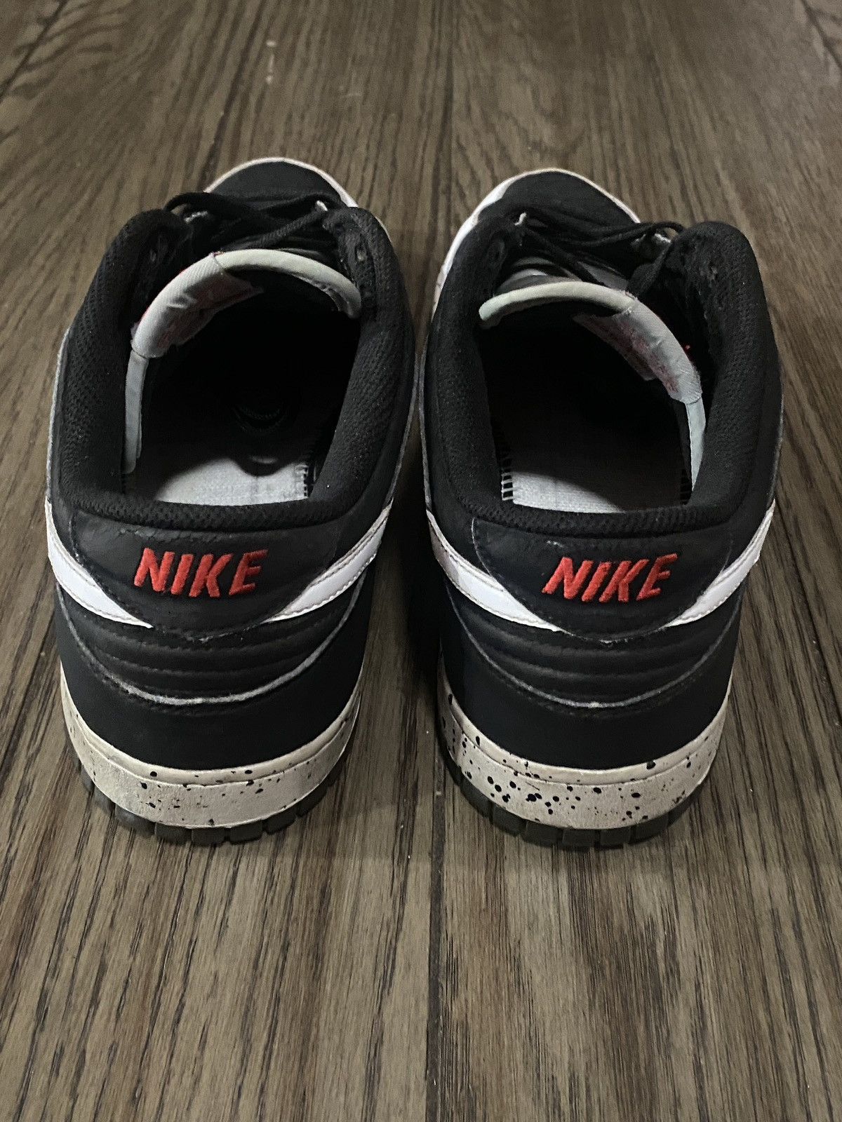 Nike Nike Dunk Low CL Jordan Pack 2006 Black White Cement Size US 14 / EU 47 - 4 Thumbnail