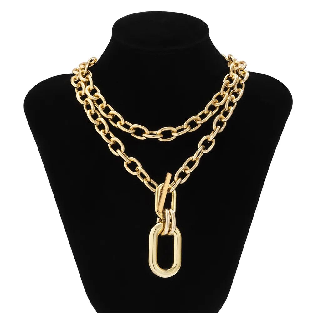 Other Chunky Chain OT Buckle Necklace Size ONE SIZE - 4 Thumbnail