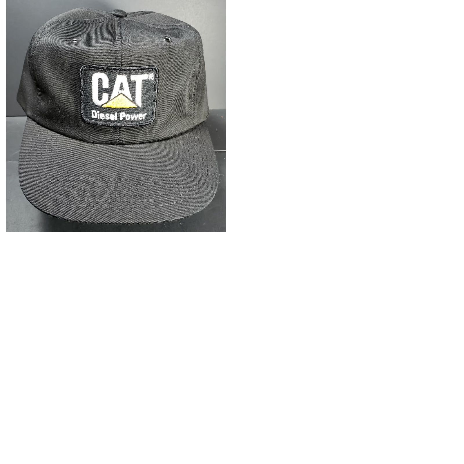 Vintage VINTAGE CAT Diesel Power Caterpillar Cap Trucker Hat Patch Snapback USA Black Mens Adjustable Hat Size ONE SIZE - 9 Thumbnail