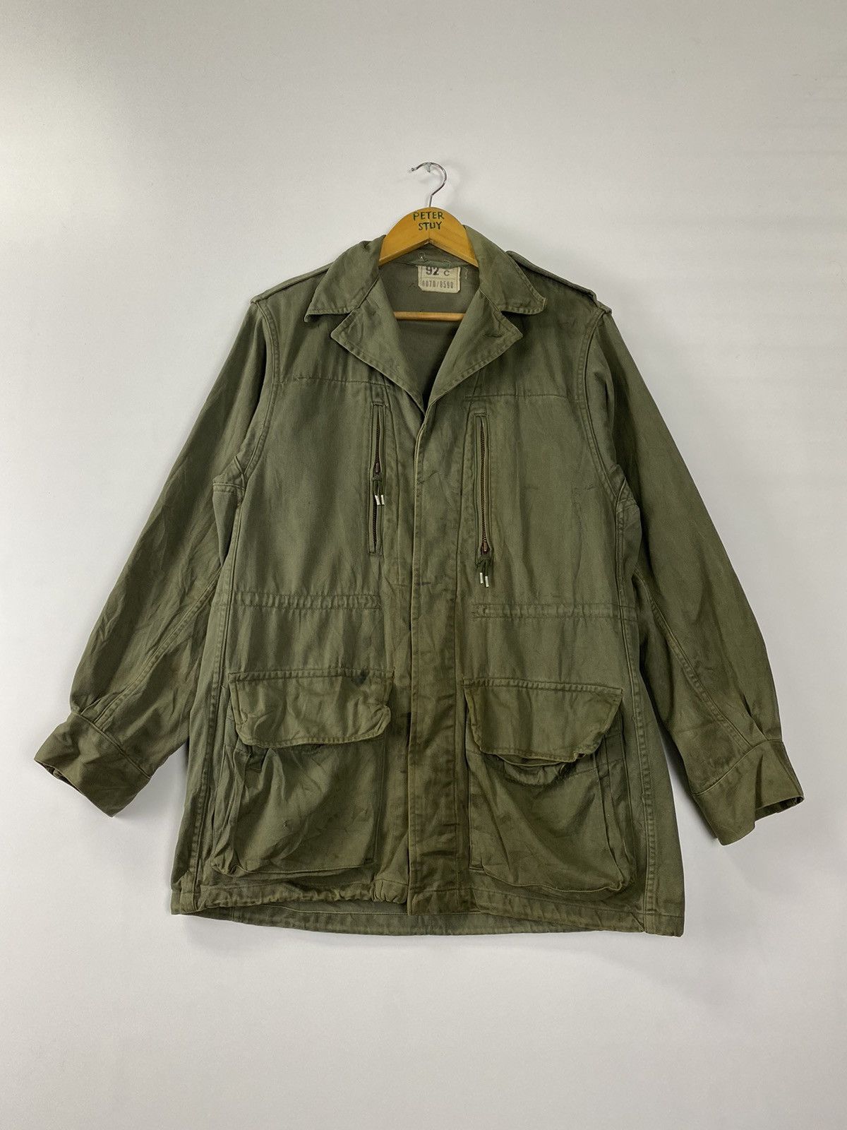 Vintage Vintage 70s Military Jacket Size US L / EU 52-54 / 3 - 1 Thumbnail