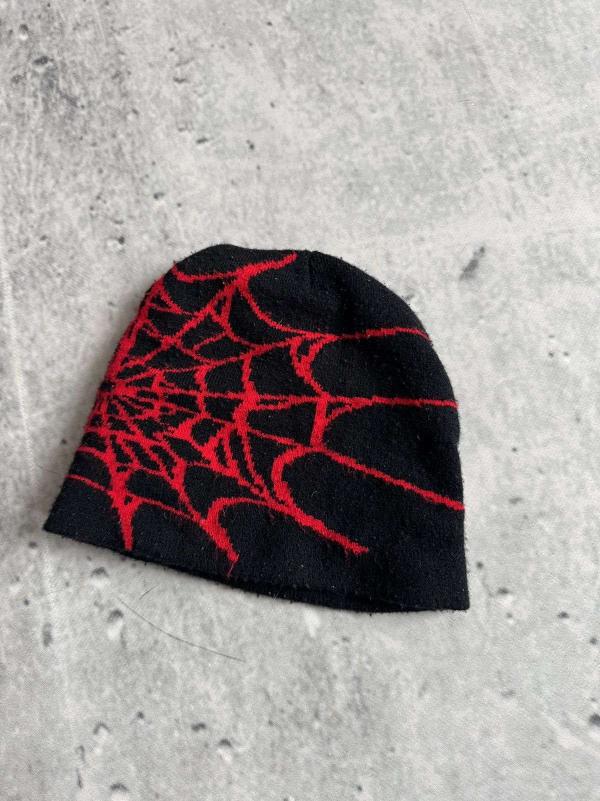 Supreme × Vintage Spider Web Y2K Vintage Beanie Hat Spider-Man style Size ONE SIZE - 3 Thumbnail