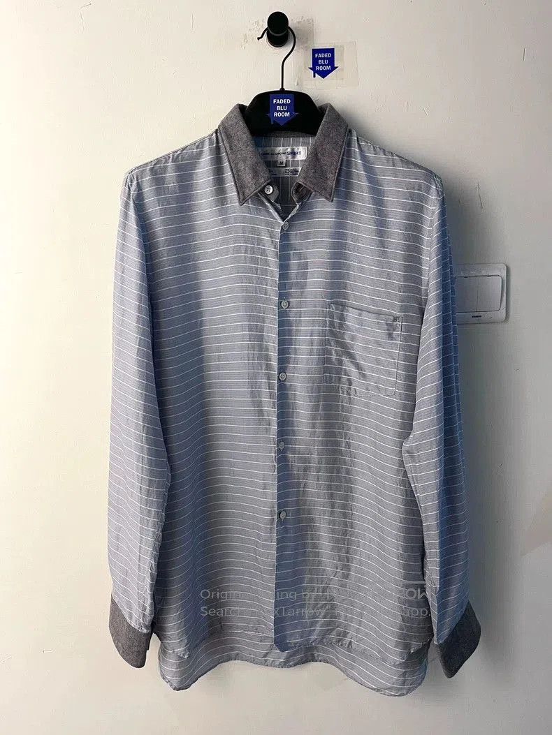 Comme des Garcons Comme des Garçons Striped Silk Shirt. Size US M / EU 48-50 / 2 - 1 Thumbnail