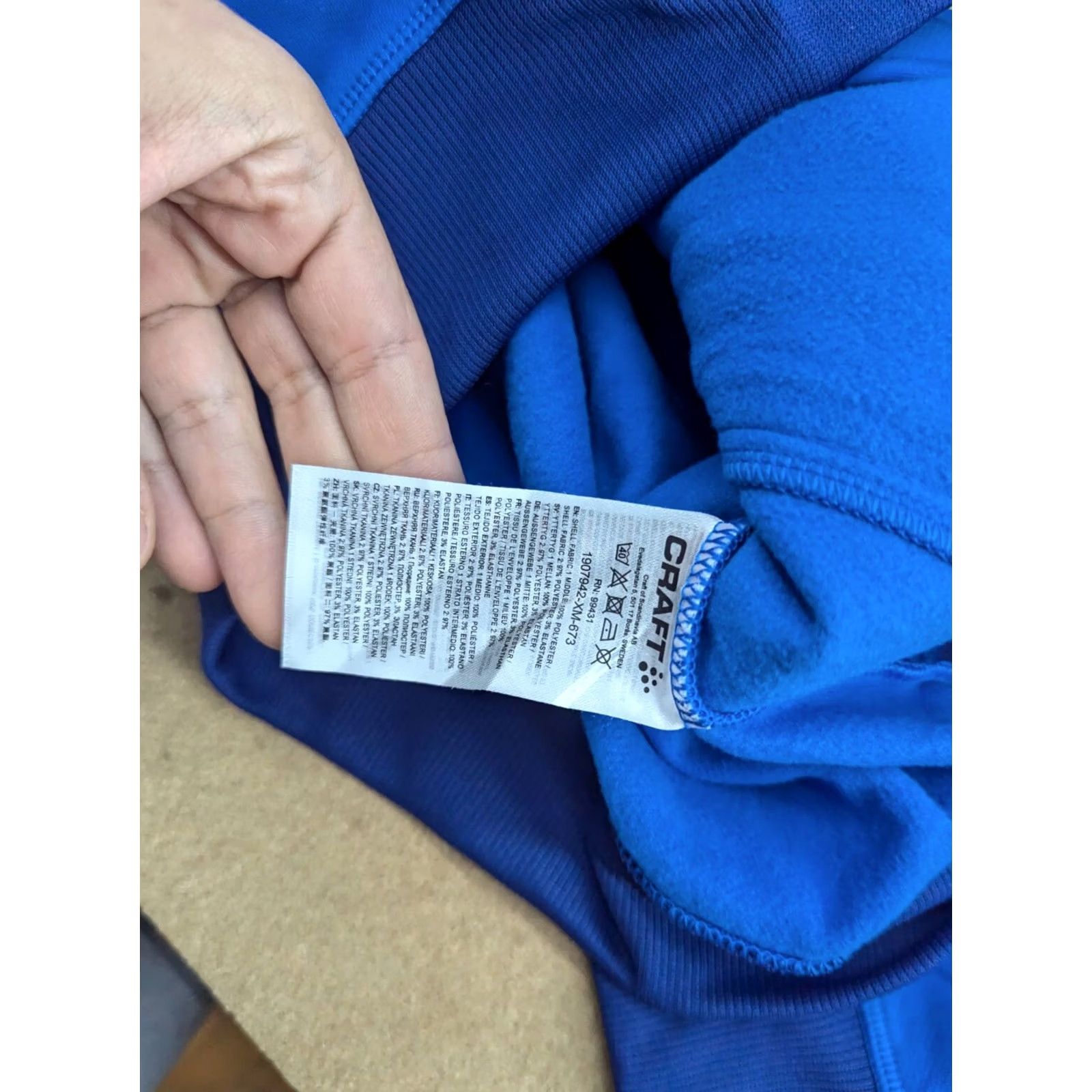Vintage CRAFT Track Jacket Women Size L Sweden National Hockey Team Blue Size L / US 10 / IT 46 - 6 Thumbnail