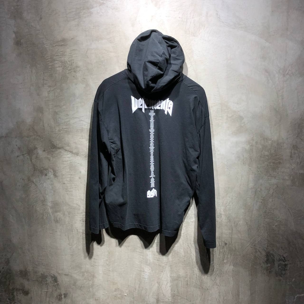 17S/S VETEMENTS × Hanes XS(SS) Vêtements X Hanes 2017 Staff Ivory Oversized T-shirt
