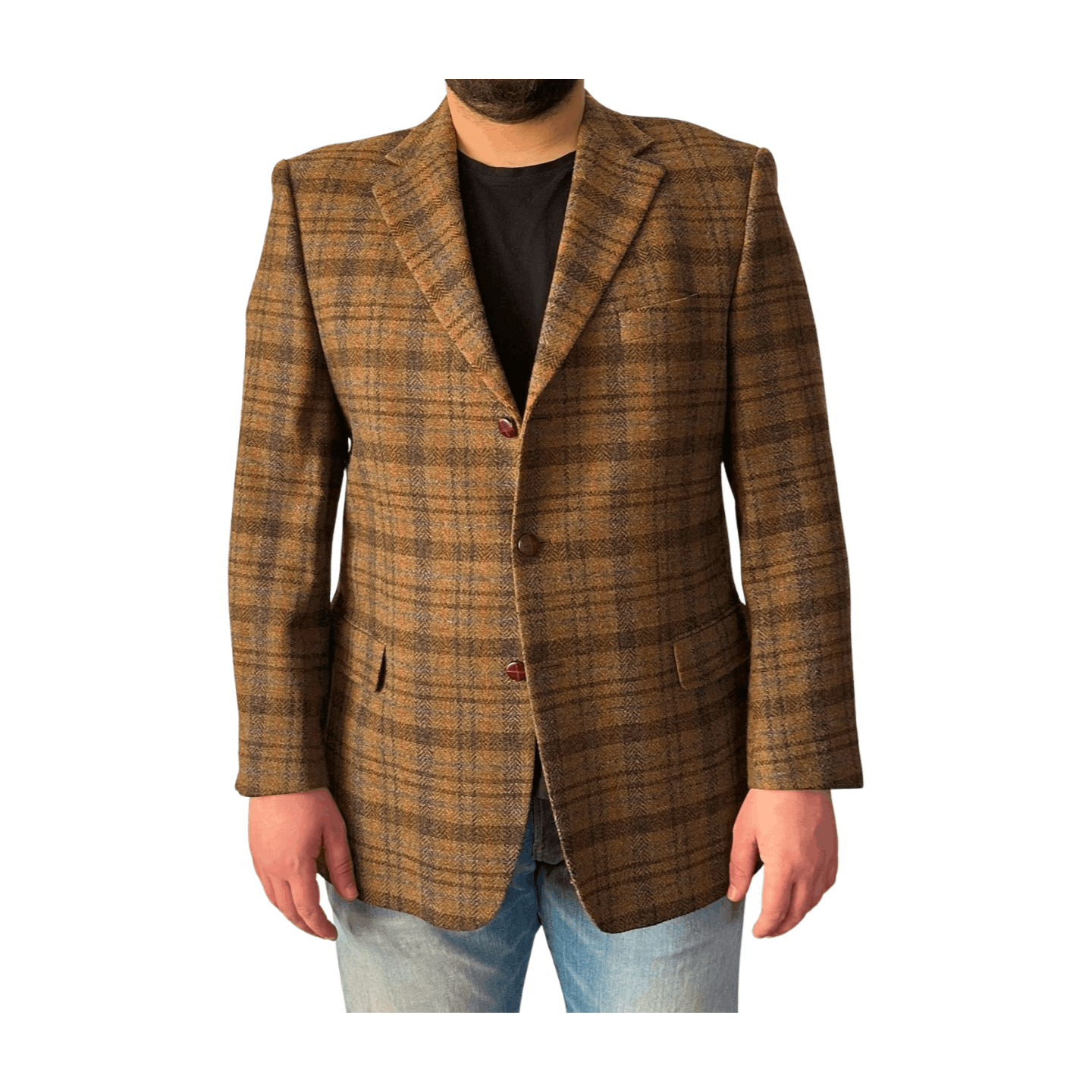 Daniel Hechter Vintage men’s Daniel Hechter tweed blazer size 44S US Size 44S - 1 Thumbnail