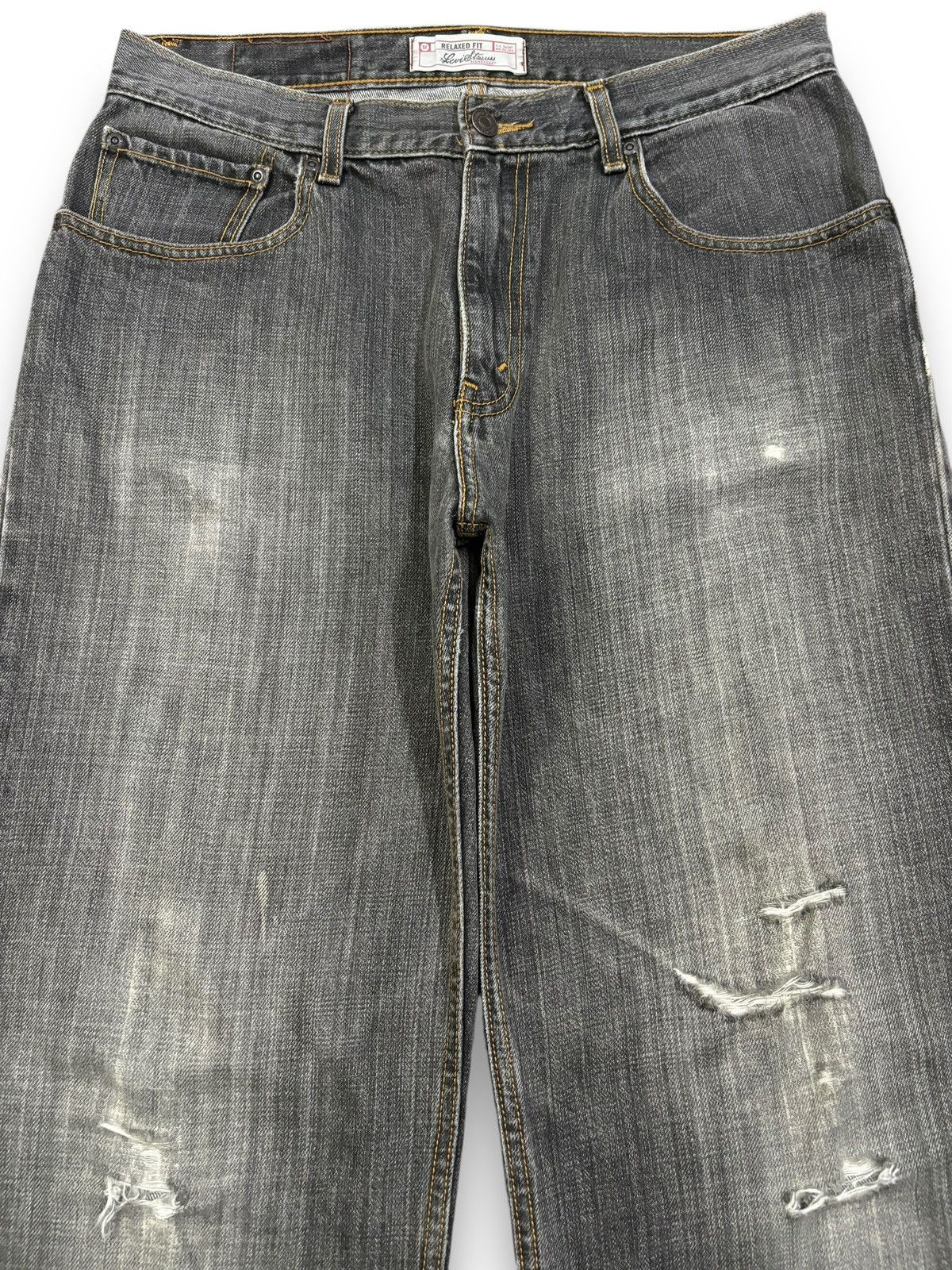 Levi's Vintage Levis Strauss Signature Faded Loose Distressed Jeans Size US 32 / EU 48 - 3 Thumbnail