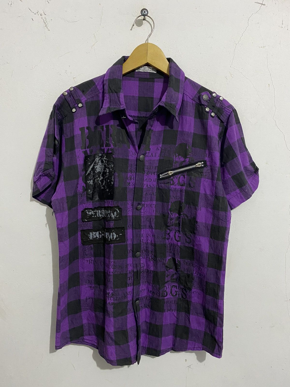 If Six Was Nine × Japanese Brand × Le Grande Bleu (L.G.B.) 💸BINDINGOFFER💸Berning sho Poem Skull Patched Ifsixwasnine Size US M / EU 48-50 / 2 - 1 Thumbnail
