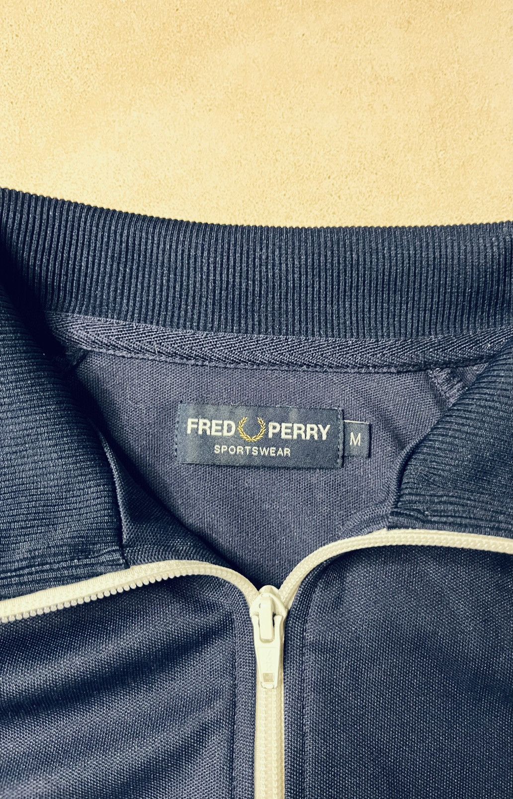 Fred Perry × Vintage Zip Up Sweatshirt Fred Perry Lampas Casual Monogram Size US M / EU 48-50 / 2 - 3 Thumbnail
