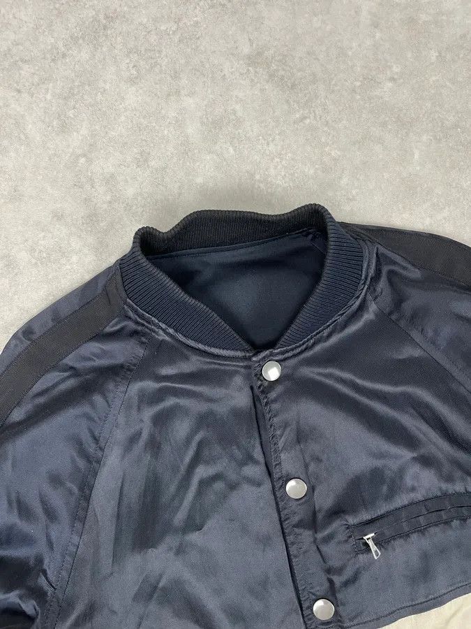 Dries Van Noten Dries Van Noten Beige & Navy Reversible Bomber Jacket Size US M / EU 48-50 / 2 - 12 Thumbnail