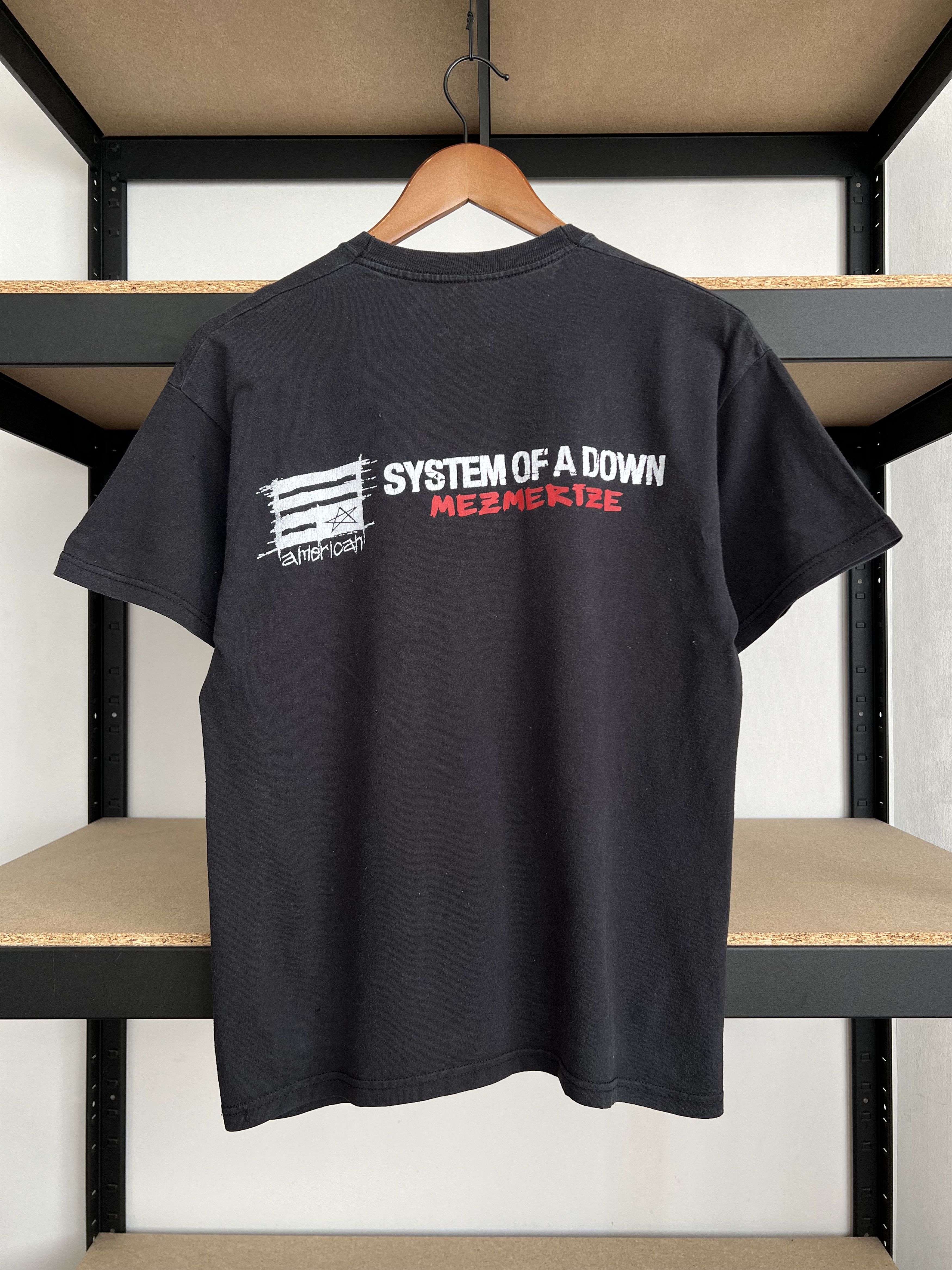 Band Tees Vintage 2000s System of a Down Mezmerize Black T-shirt Size US M / EU 48-50 / 2 - 4 Thumbnail