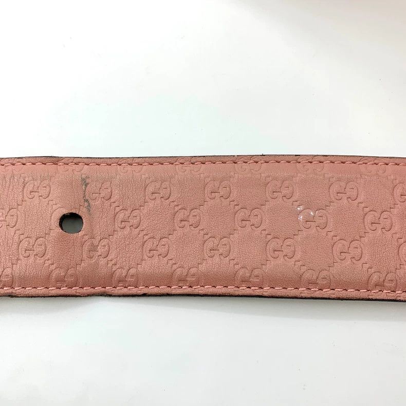Gucci Gucci Bean sand-colored double G embossed full-print belt 2 Size ONE SIZE - 9 Thumbnail