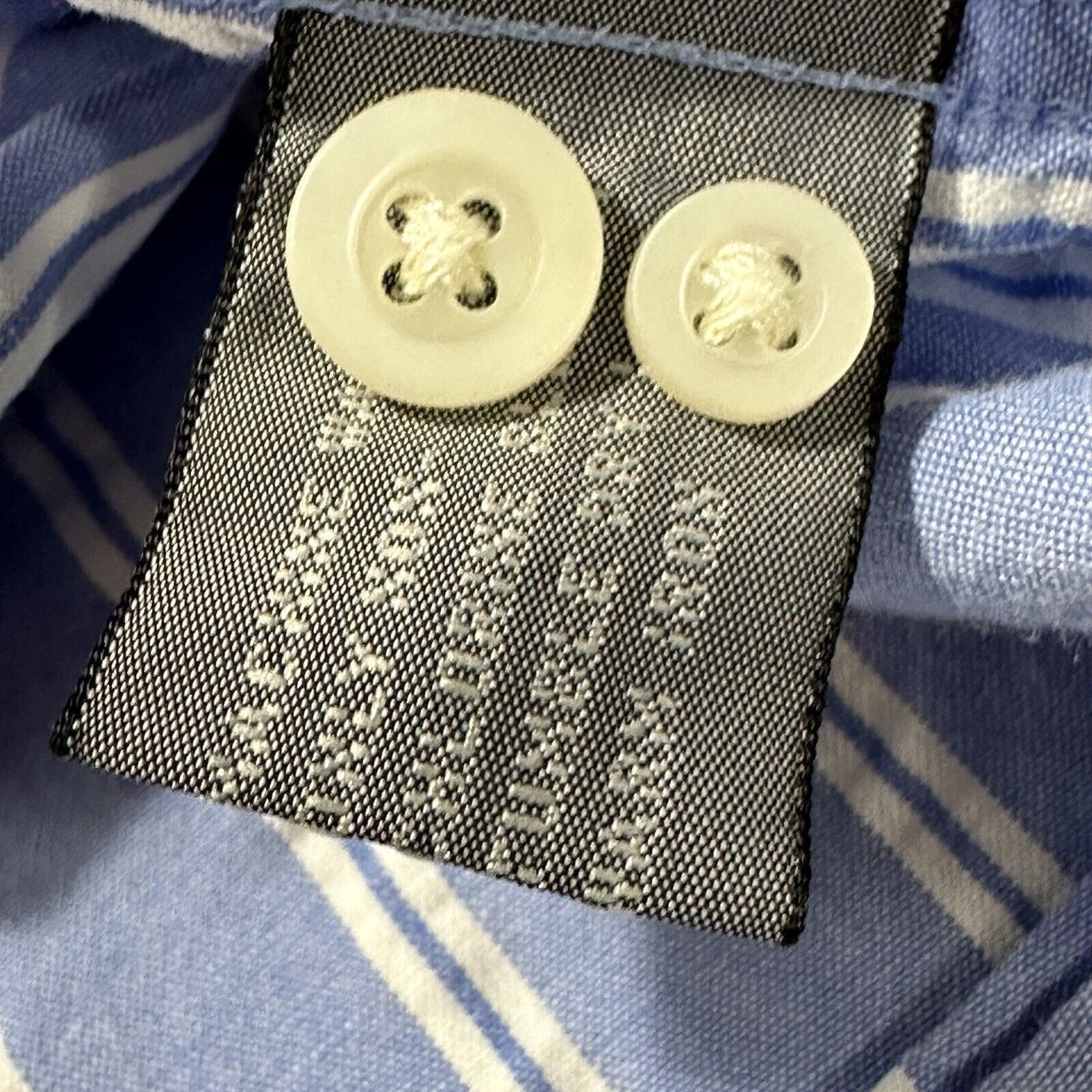 Other Talbots XL Button Down Shirt Light Blue White Striped Cotton Size US XL / EU 56 / 4 - 13 Thumbnail