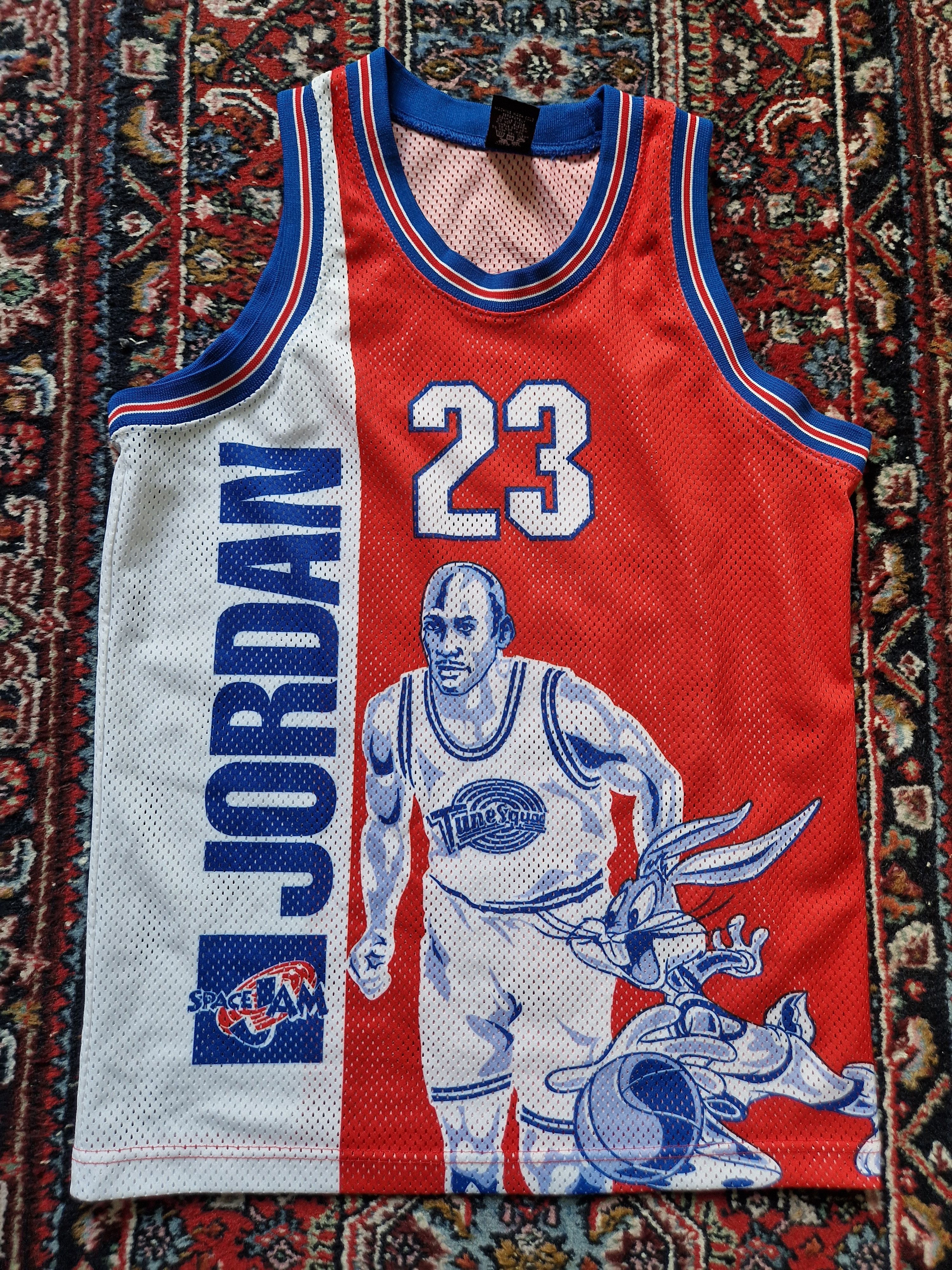 Rare Space Jam Looney Tunes Bugs Bunny Jersey Jordan