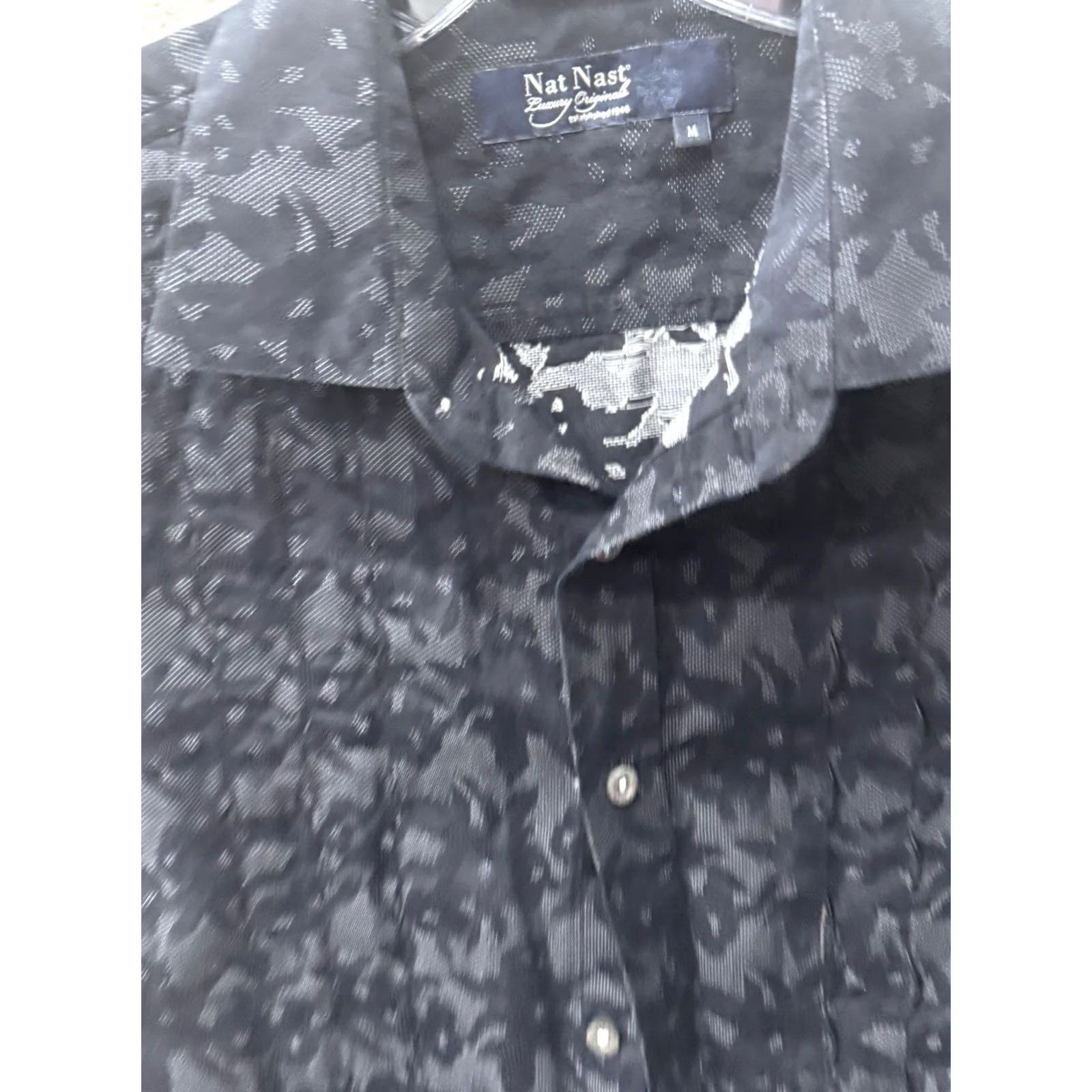 Nat Nast Nat Nast Floral LONG SLEEVE SHIRT Medium M Multicolor Men Shirts Size US M / EU 48-50 / 2 - 4 Thumbnail