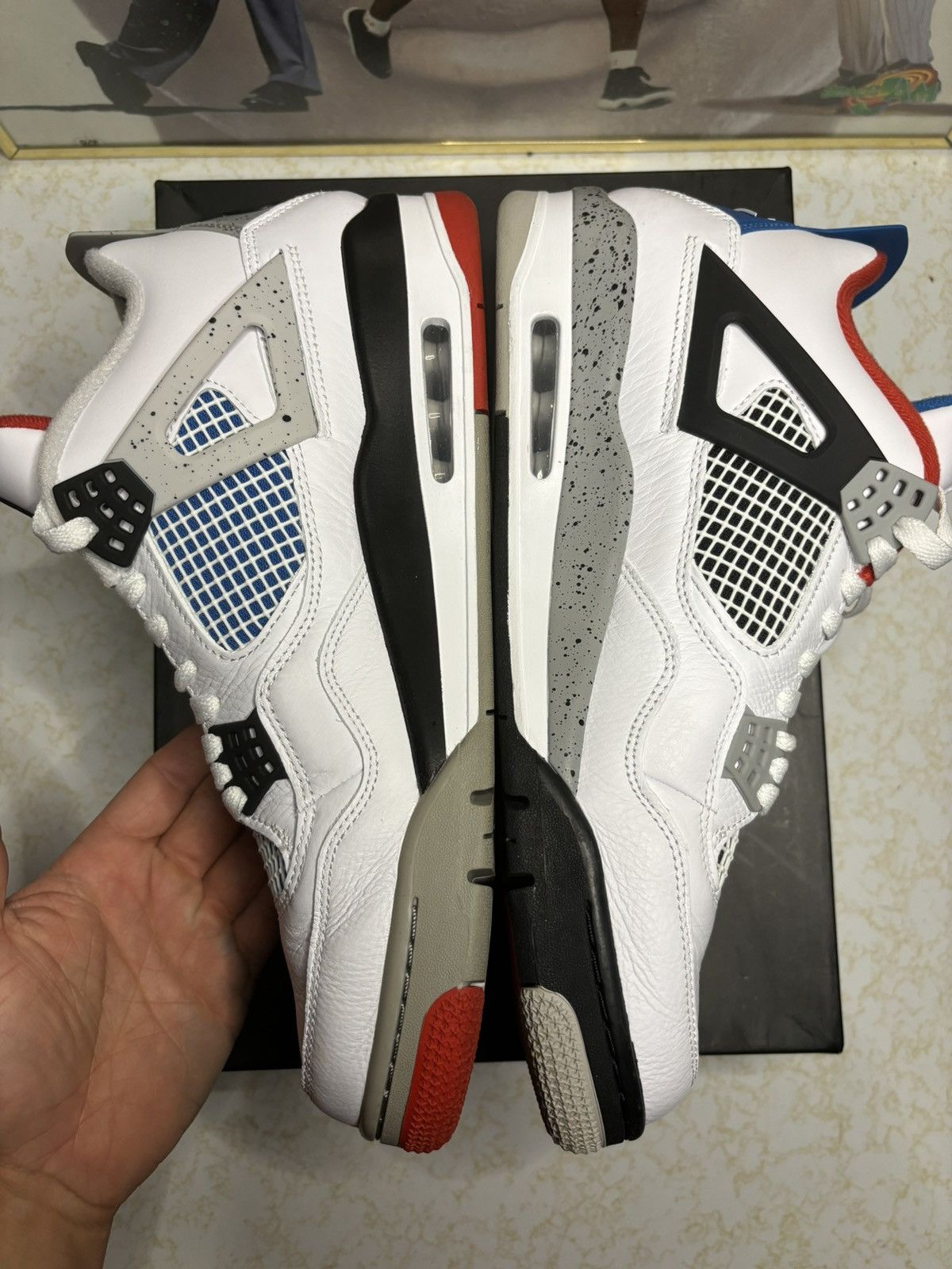 Jordan Brand Air Jordan 4 Retro What The 2019 Size US 12 / EU 45 - 3 Thumbnail
