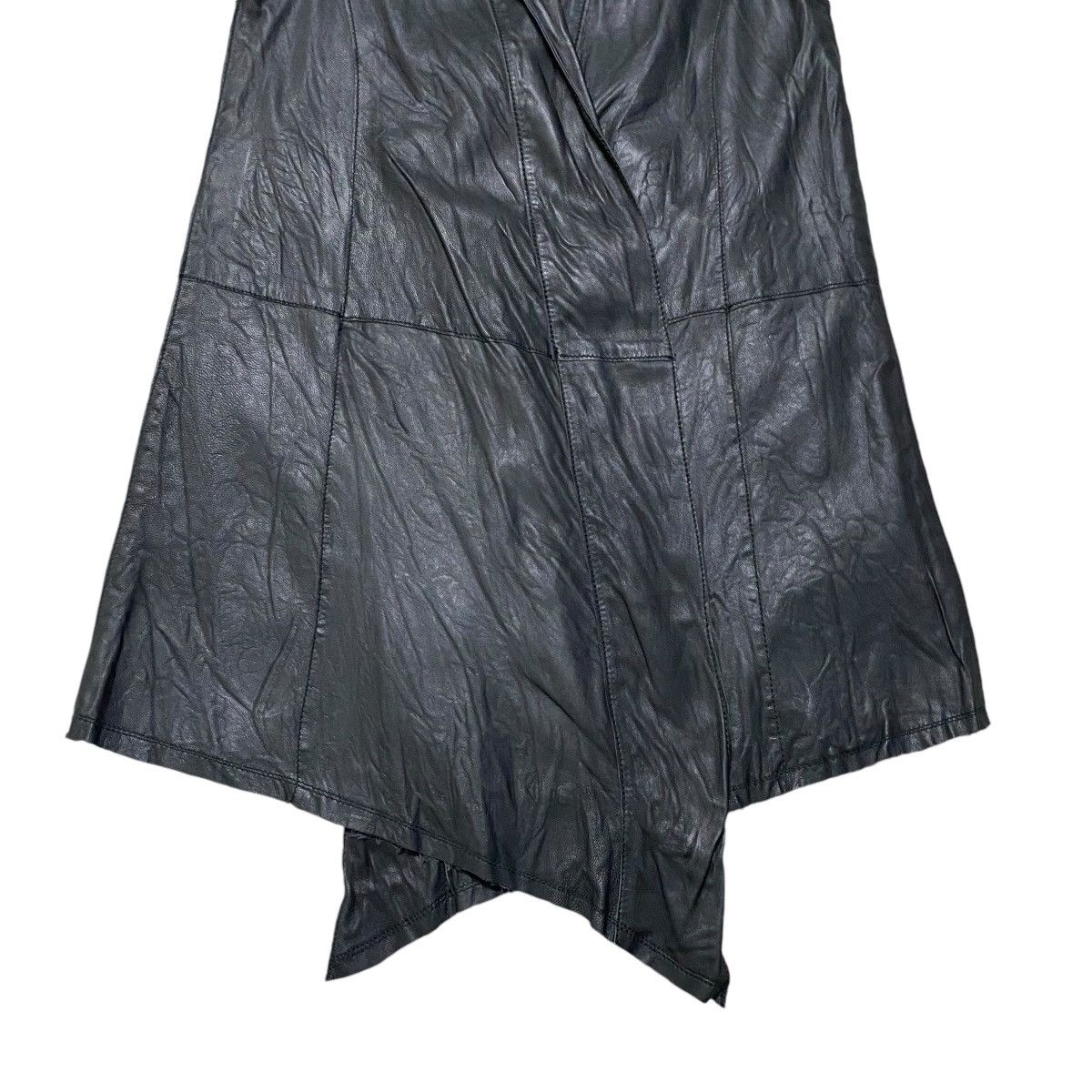 GOA Panaji G.O.A Lambskin Leather Asymmetrical Vest Size M / US 6-8 / IT 42-44 - 6 Thumbnail