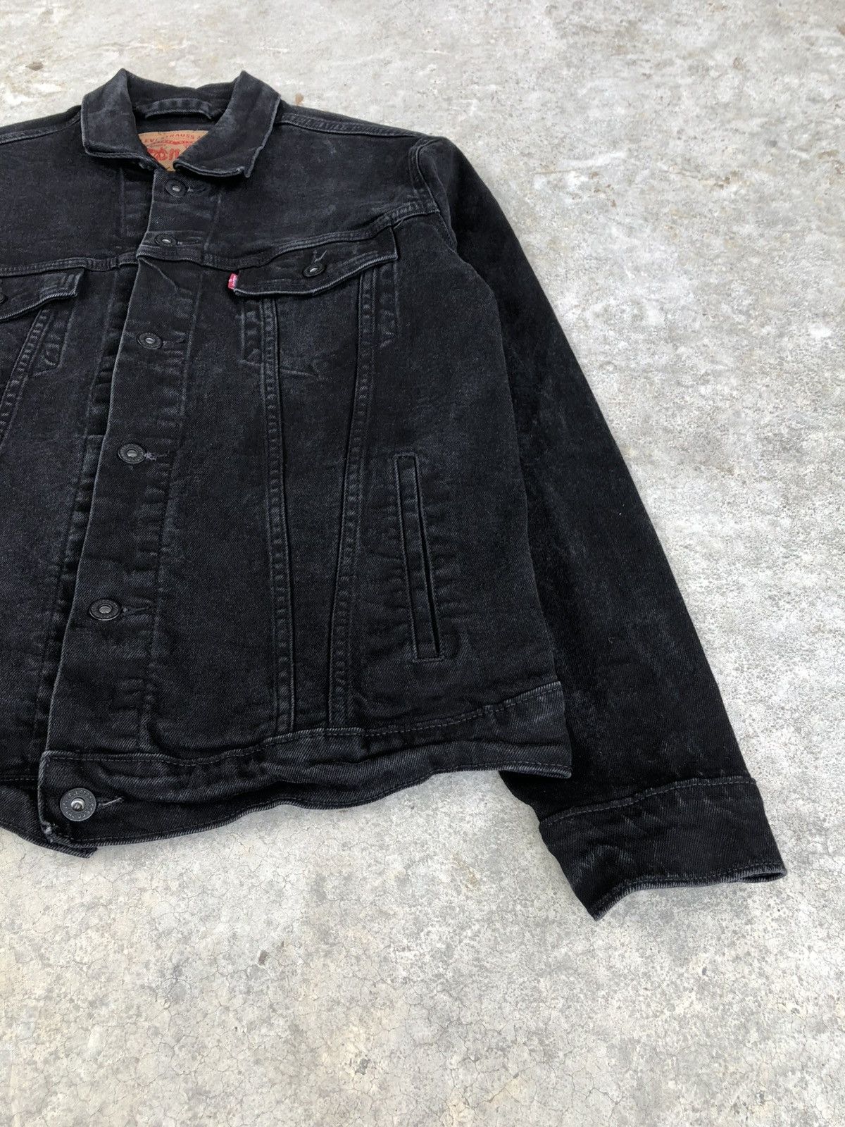 Levi's Y2k Levis Distressed Denim Jacket Size US M / EU 48-50 / 2 - 8 Thumbnail