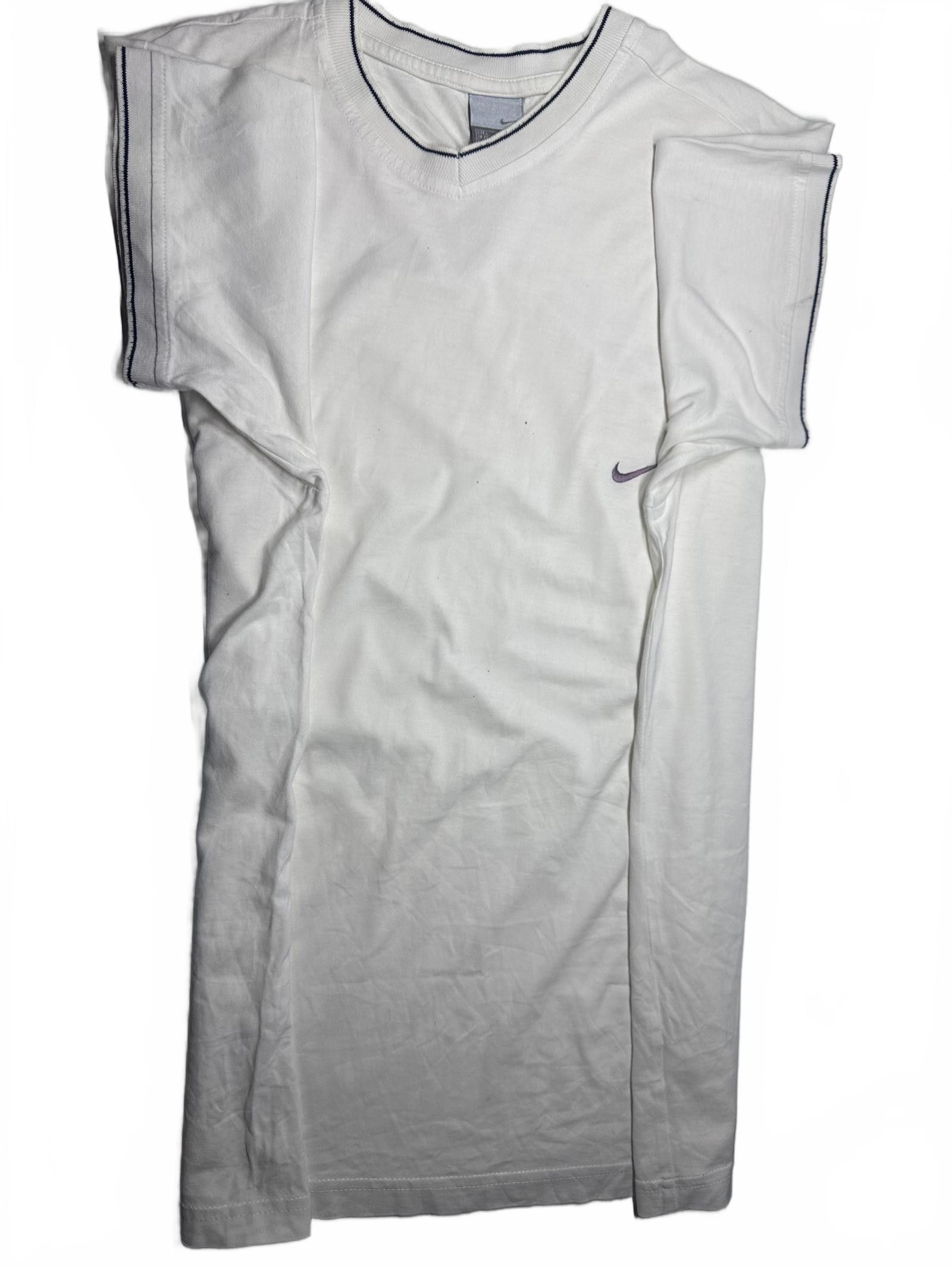 Nike Nike Classic V-Neck T-Shirt - Off White Size US L / EU 52-54 / 3 - 5 Thumbnail