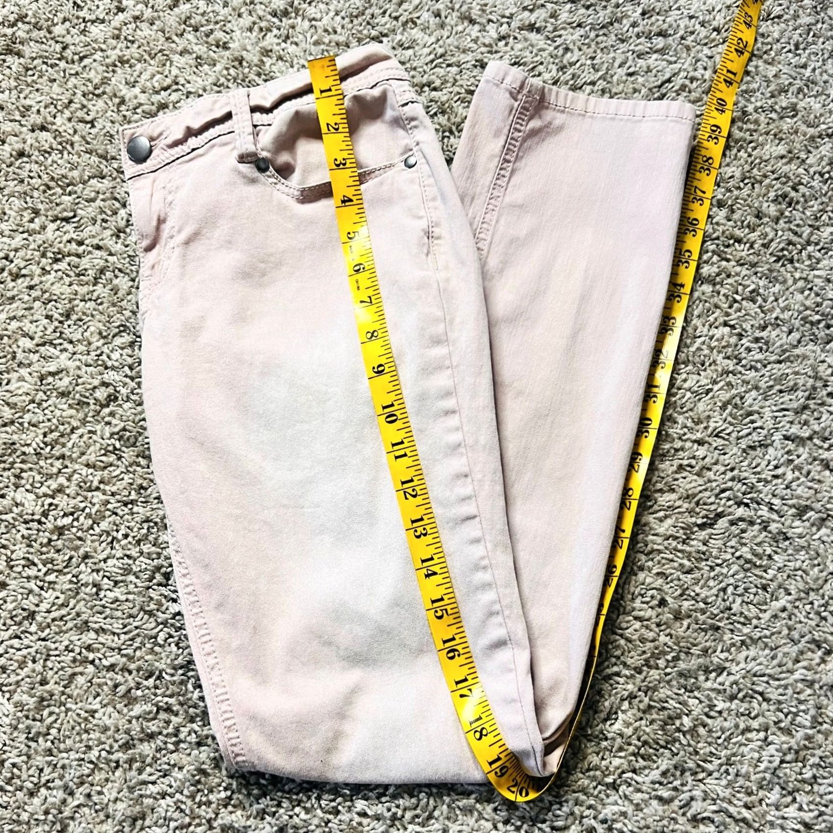 Vintage VINTAGE Mudd Women’s Y2K 2000’s Straight Leg Pants 28 Waist Cream 9 Womens Size 30" / US 8 / IT 44 - 2 Thumbnail