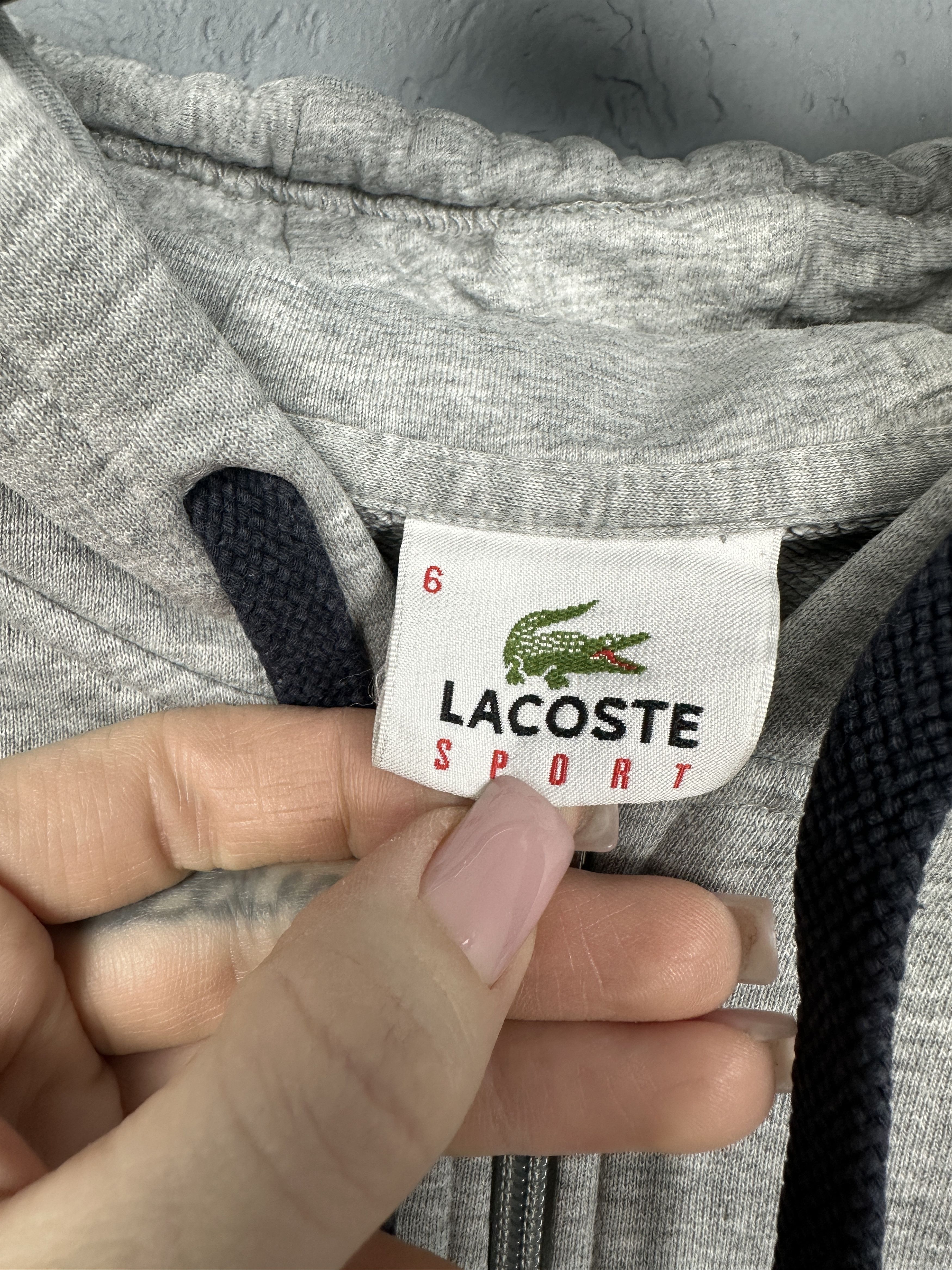 Lacoste Lacoste Mens Zip Hoodie Size US XL / EU 56 / 4 - 3 Thumbnail