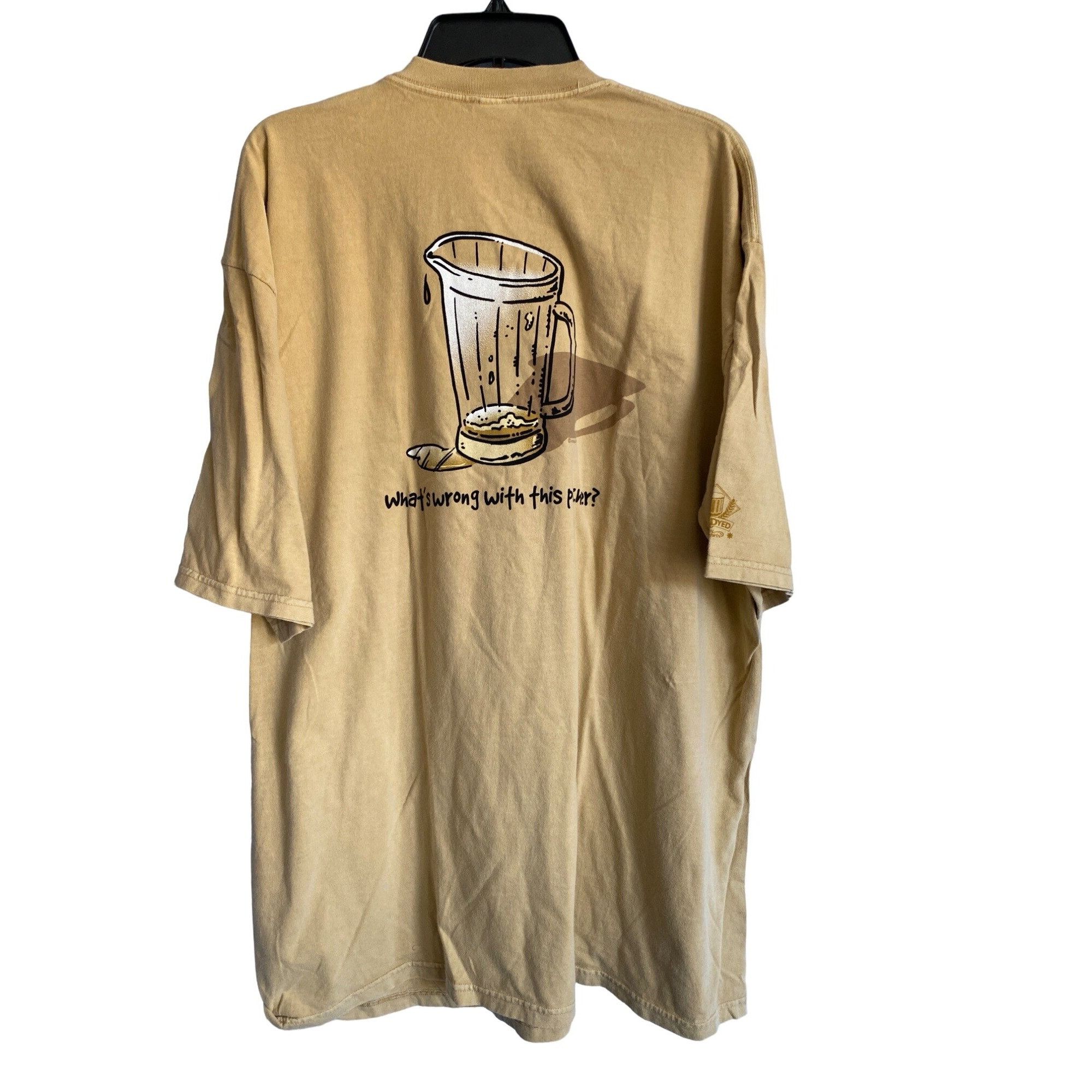 Other CRAZY SHIRTS MEN'S "WHATS WRONG" BEER DYED TEE SHIRT SZ XXL Size US XXL / EU 58 / 5 - 2 Thumbnail