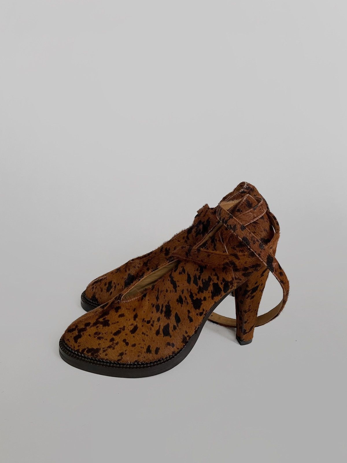 Damir Doma × Designer Archive Damir Doma fur/leather heels shoes Size US 10 / IT 40 - 5 Thumbnail