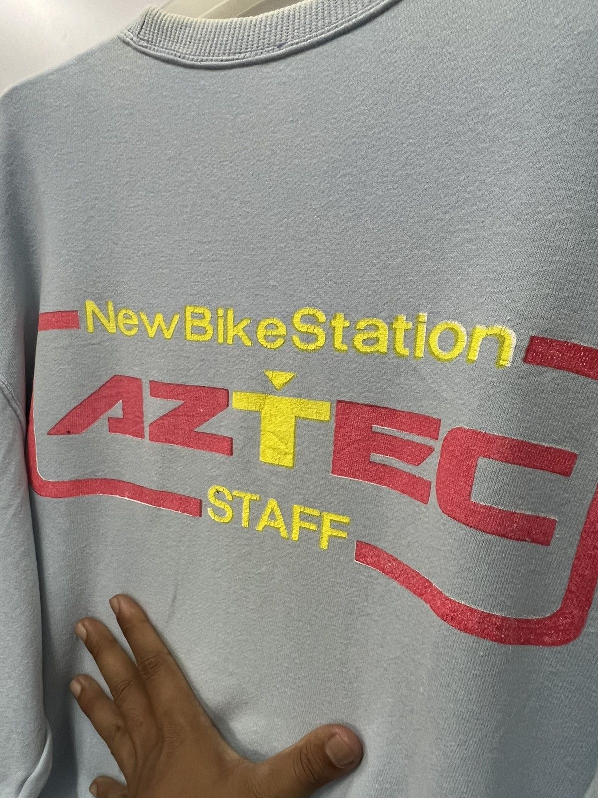 Uniform Studios × Vintage 🔥 Vintage 90's New Bike Station Staff Sweatshirt Size US M / EU 48-50 / 2 - 10 Thumbnail