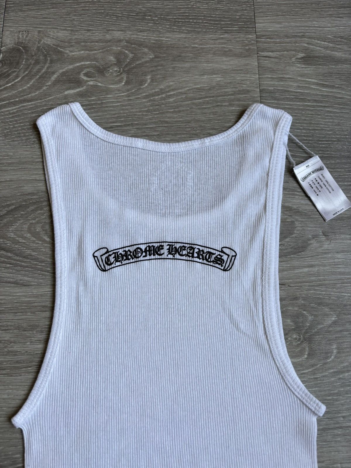 Chrome Hearts Chrome Hearts White Scroll Tank Top Size US L / EU 52-54 / 3 - 4 Thumbnail