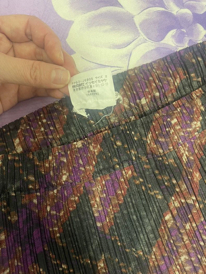 Issey Miyake issey miyake size:2 Purple A-line skirt 2505-Nextarrow Size 31" - 3 Thumbnail