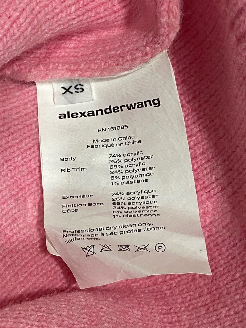 Alexander Wang Alexander Wang Loose Fit Pink Sweater- Size XS / US 0-2 / IT 36-38 - 4 Thumbnail