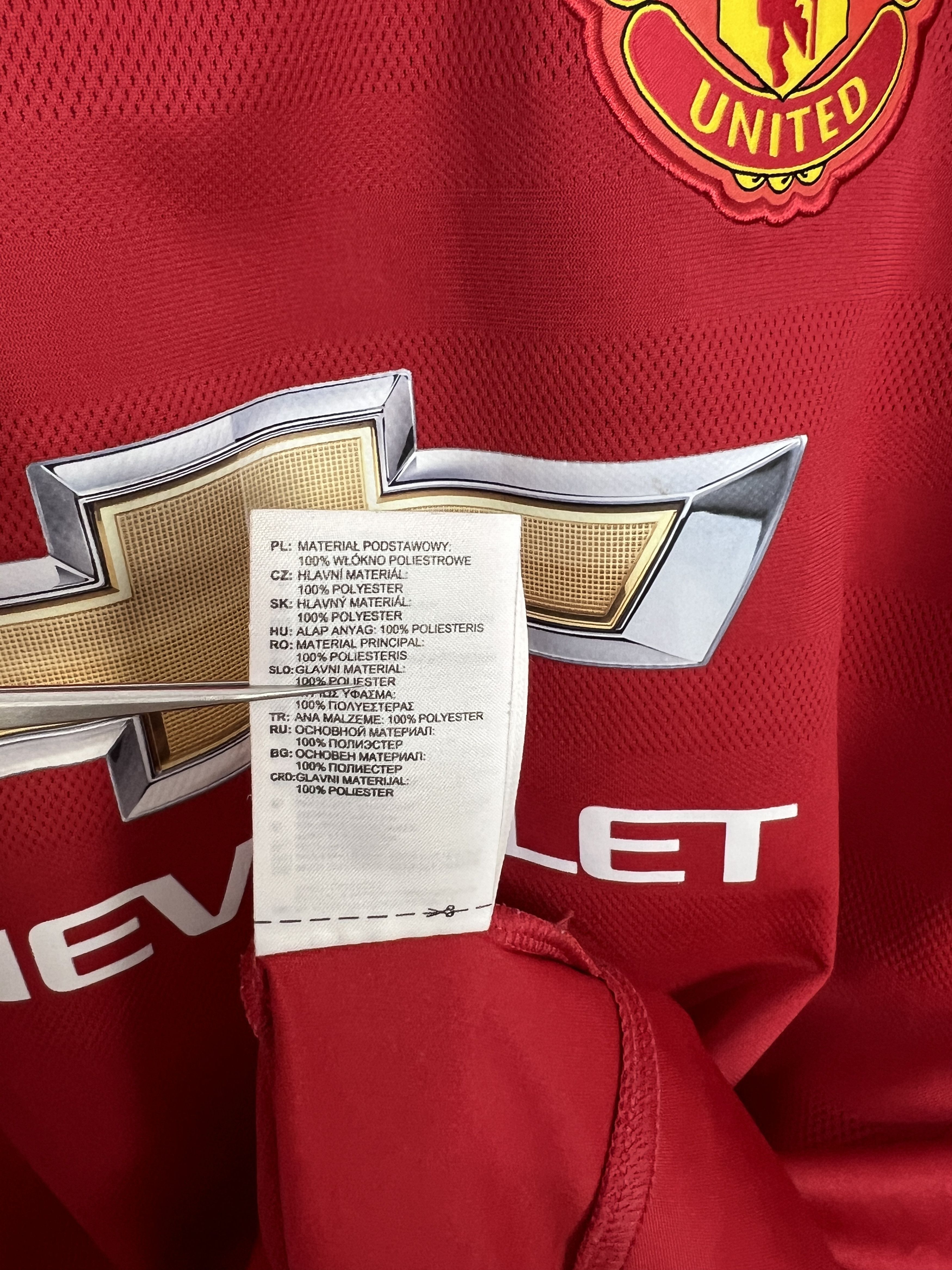 Adidas Manchester United Home football shirt 2015 Soccer Adidas Size US L / EU 52-54 / 3 - 12 Thumbnail