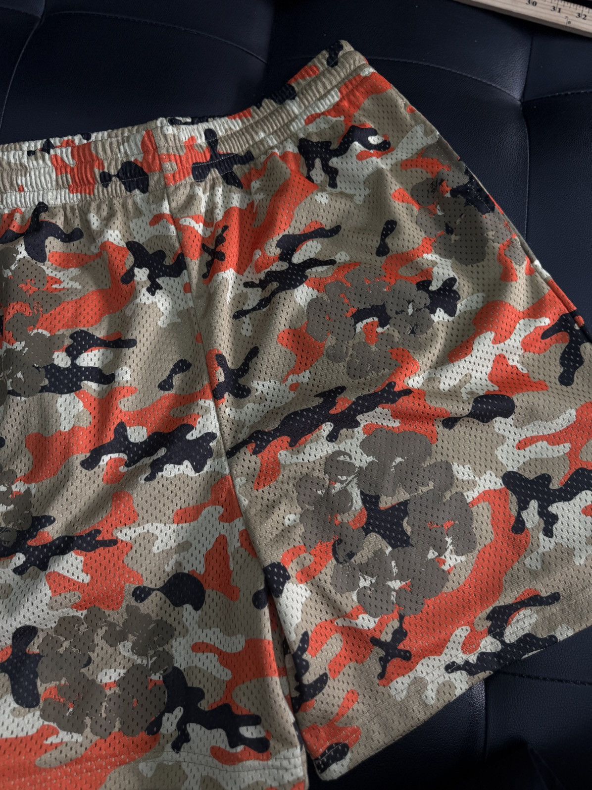 DENIM TEARS Denim Tears Mesh Summer Shorts Tan/Orange Size XL (NEW) Size US 36 / EU 52 - 5 Thumbnail