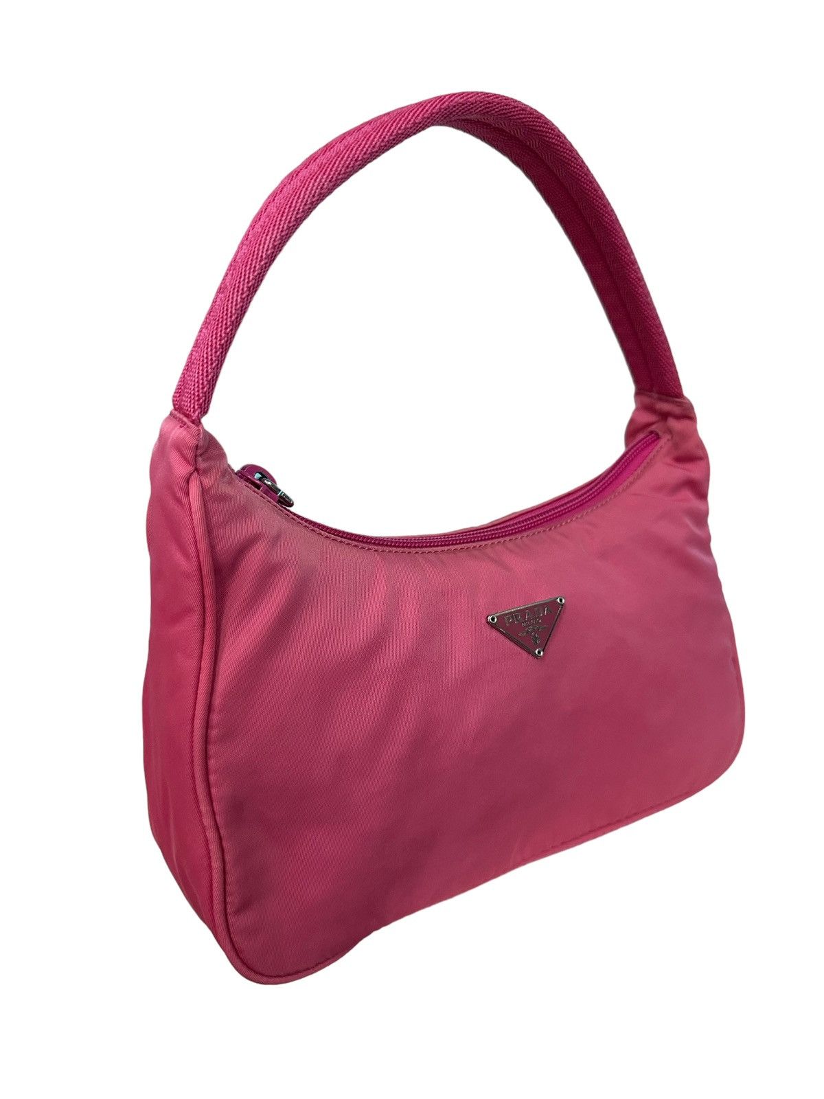 Prada AUTHENTIC VINTAGE PRADA PINK NYLON HOBO BAG Size ONE SIZE - 2 Thumbnail