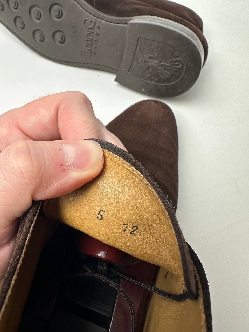 LODING Loding Paris Brown Suede Chukka Boots – Size US 8.5 Size US 8.5 / EU 41-42 - 7 Thumbnail